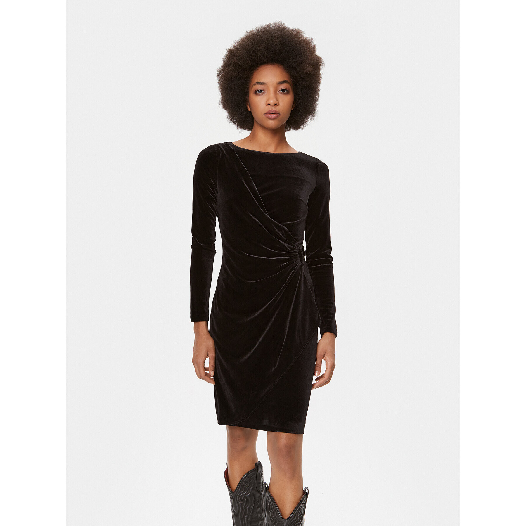 DKNY Ежедневна рокля DD3HF242 Черен Regular Fit - Pepit.bg