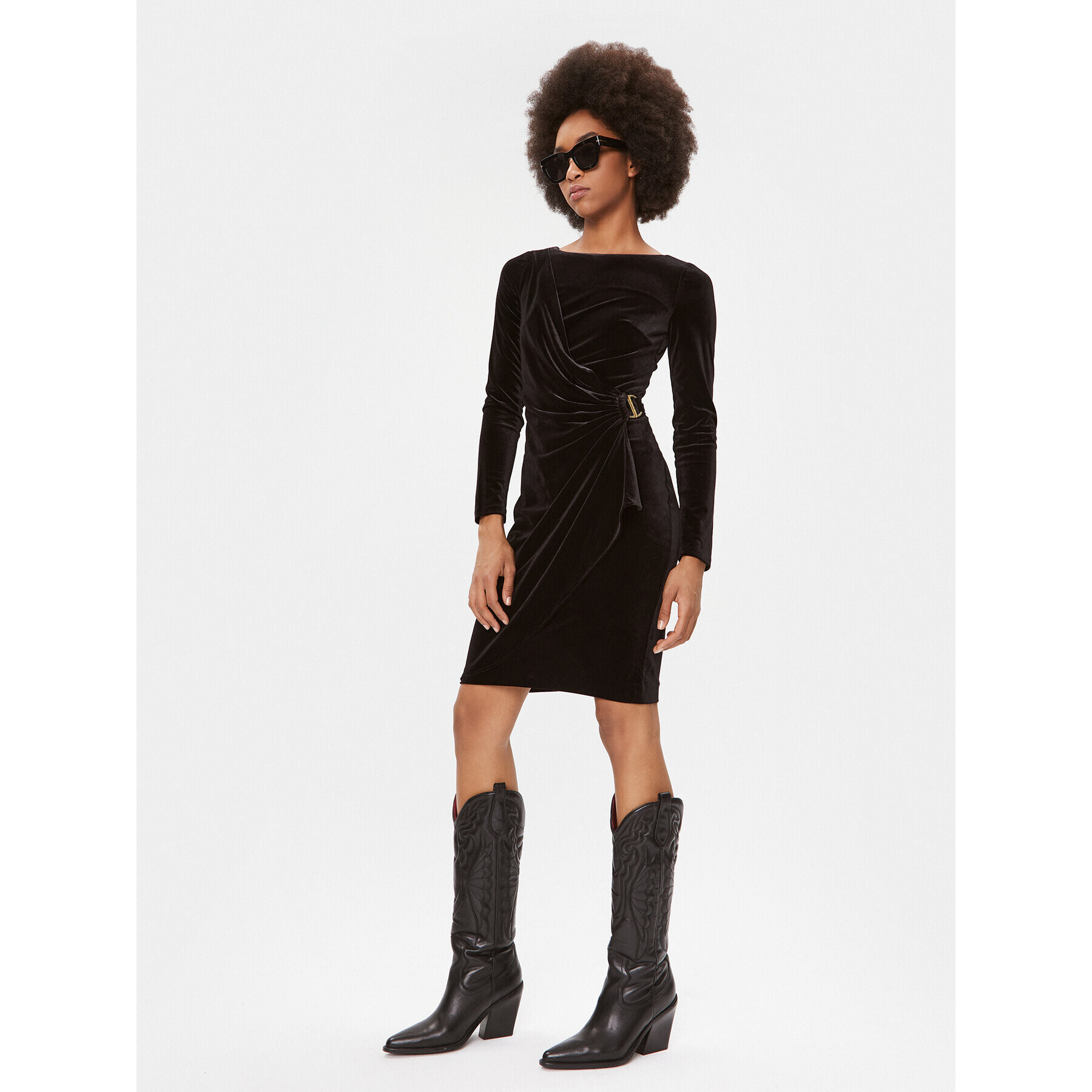 DKNY Ежедневна рокля DD3HF242 Черен Regular Fit - Pepit.bg