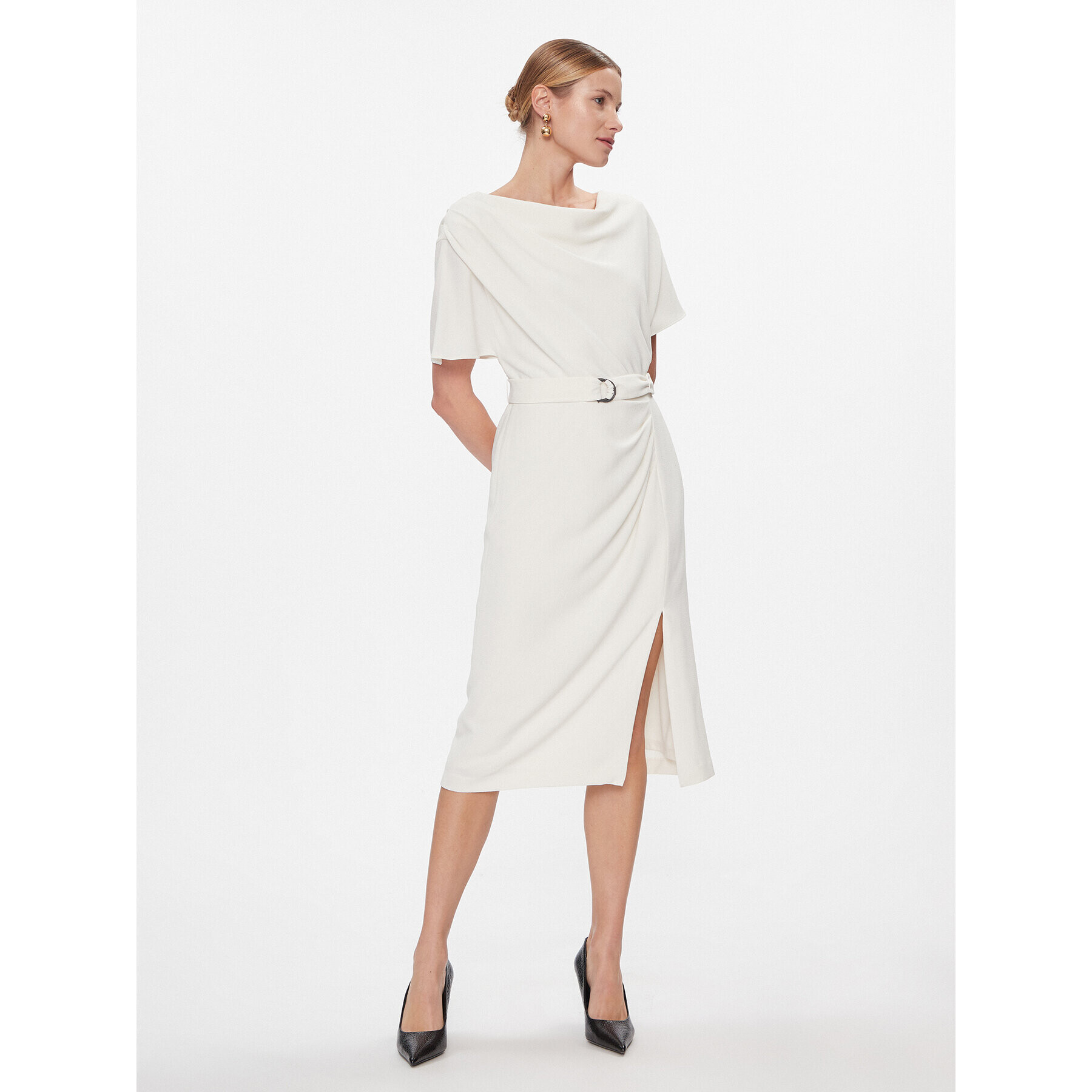 DKNY Ежедневна рокля DD3J233A Екрю Regular Fit - Pepit.bg