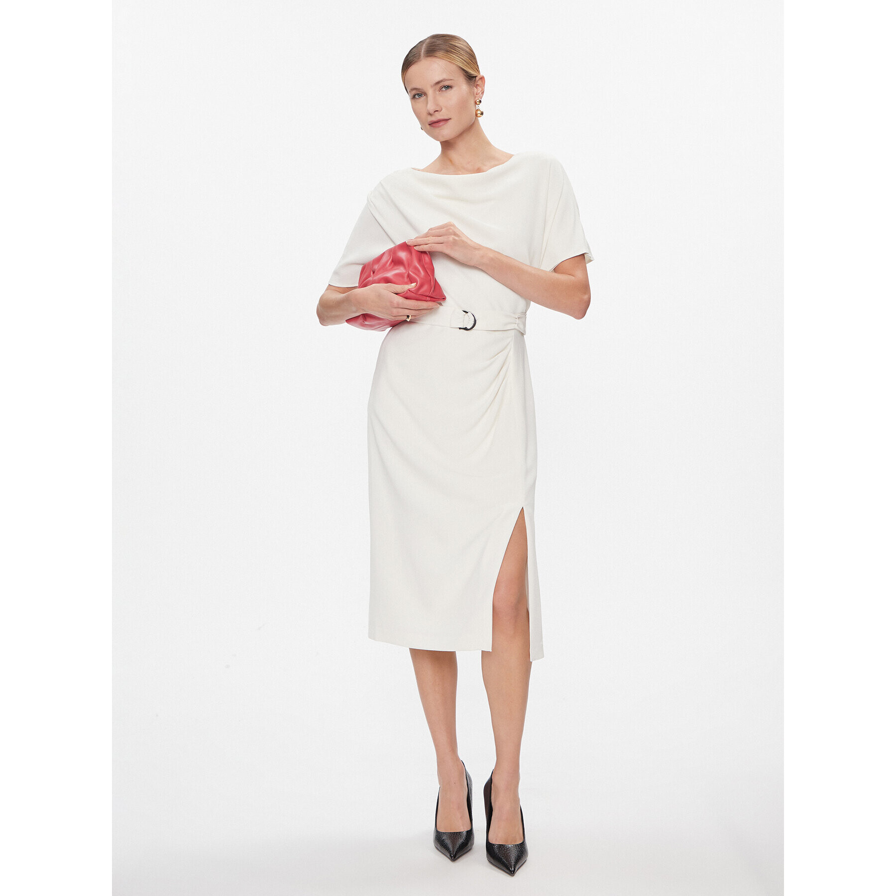 DKNY Ежедневна рокля DD3J233A Екрю Regular Fit - Pepit.bg