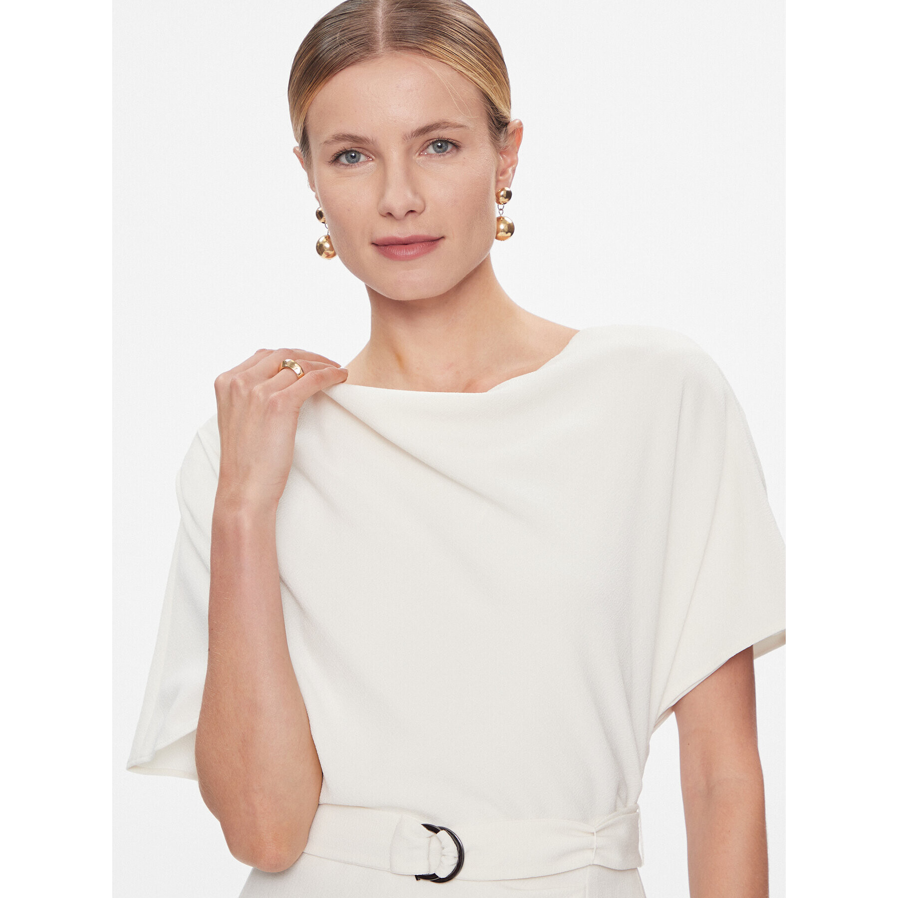 DKNY Ежедневна рокля DD3J233A Екрю Regular Fit - Pepit.bg
