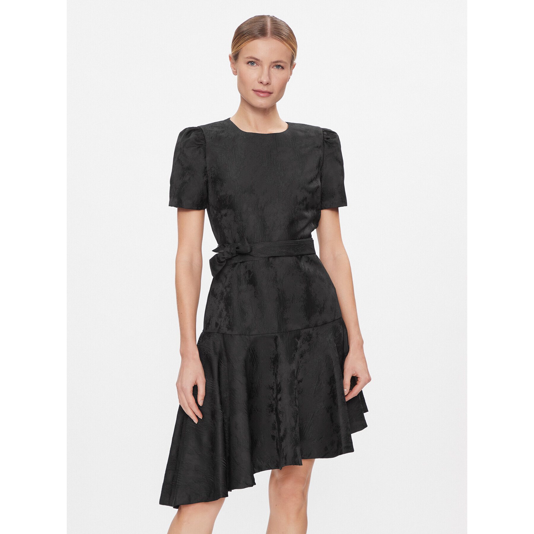 DKNY Коктейлна рокля DD3JQ466 Черен Regular Fit - Pepit.bg