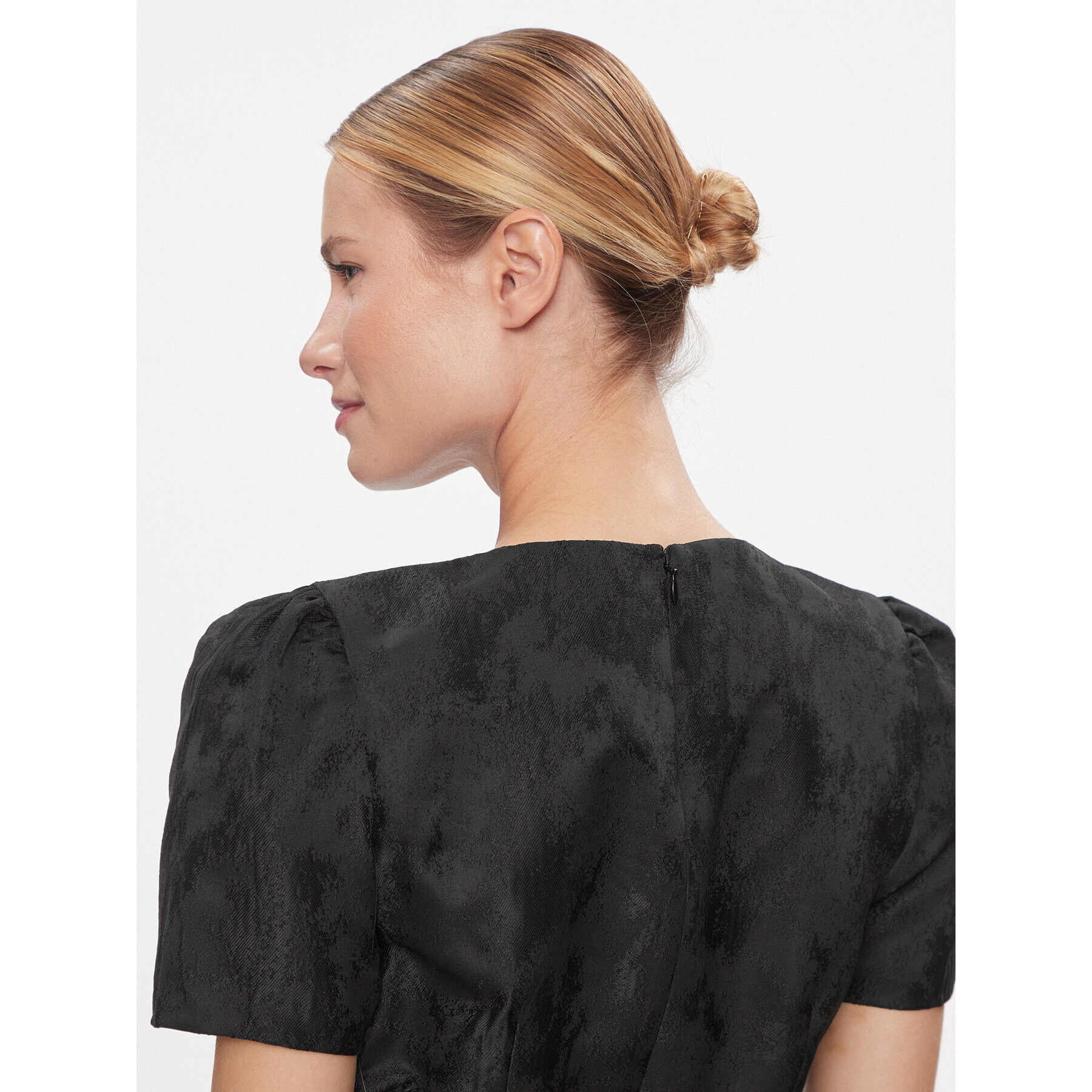 DKNY Коктейлна рокля DD3JQ466 Черен Regular Fit - Pepit.bg