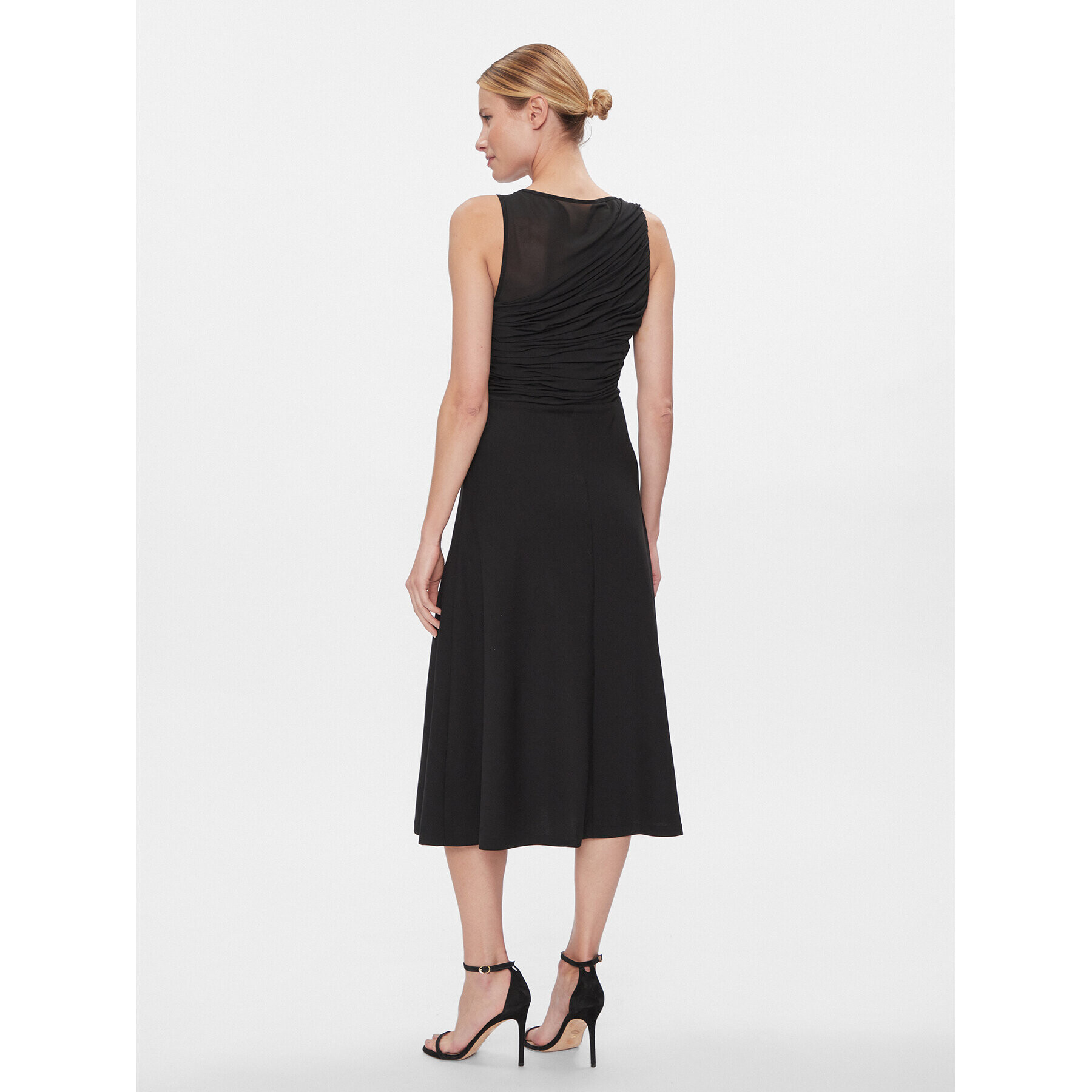 DKNY Коктейлна рокля DD3KP365 Черен Regular Fit - Pepit.bg