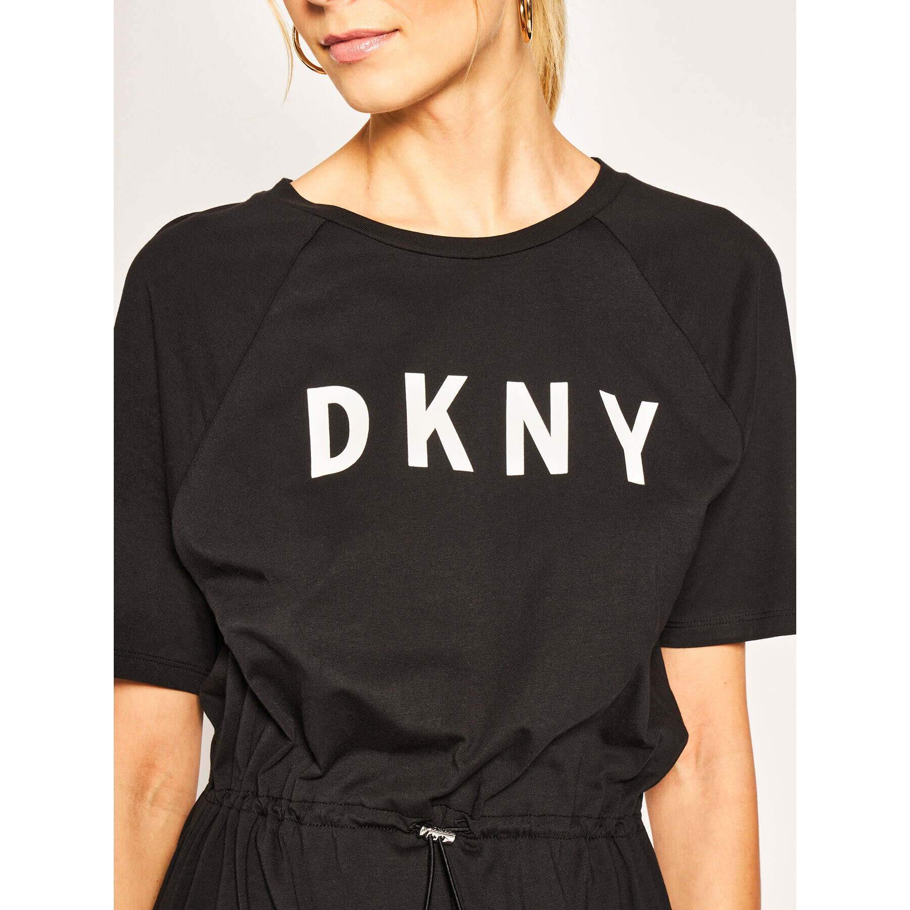 DKNY Ежедневна рокля P0AD7EGQ Черен Regular Fit - Pepit.bg