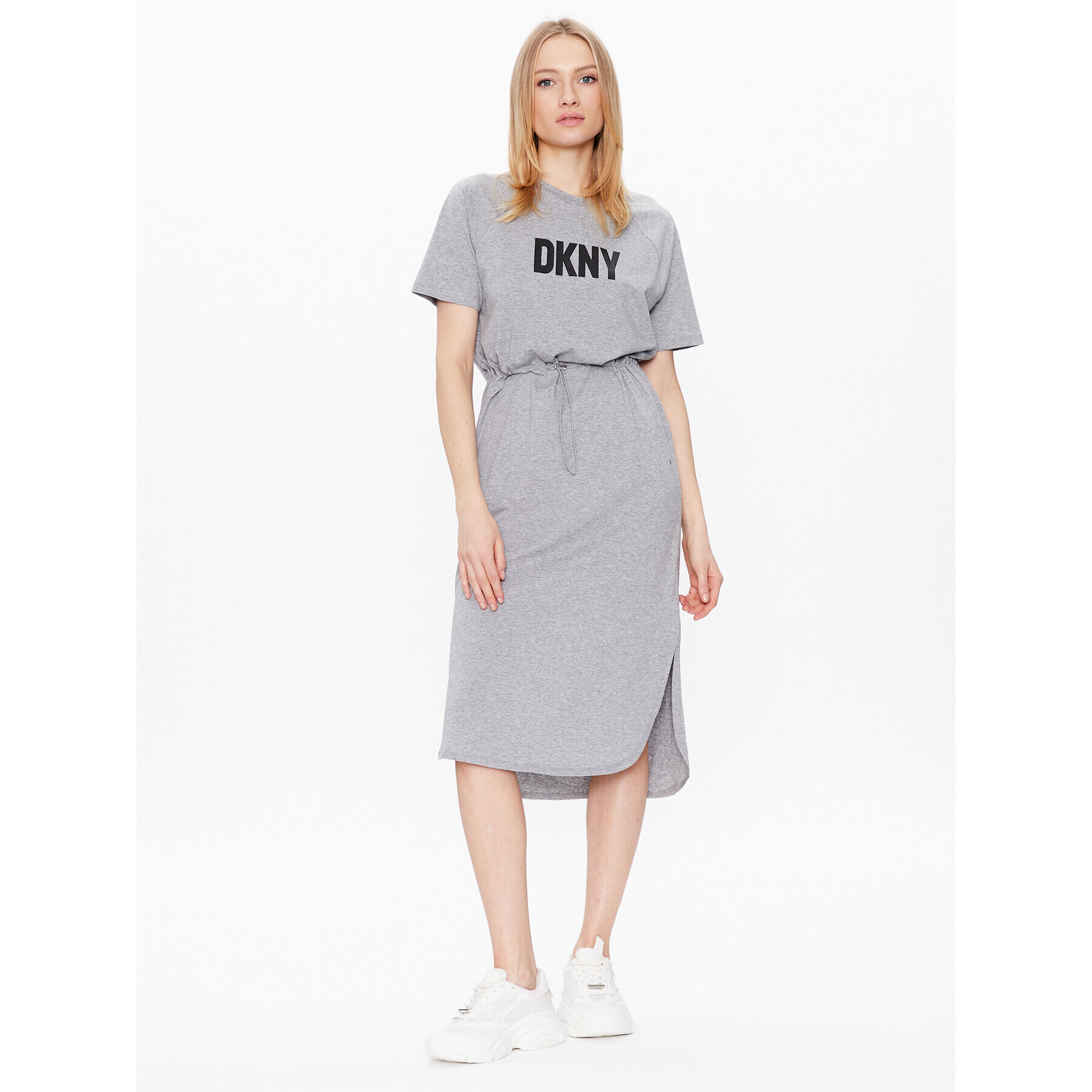 DKNY Ежедневна рокля P1BD7EGQ Сив Regular Fit - Pepit.bg