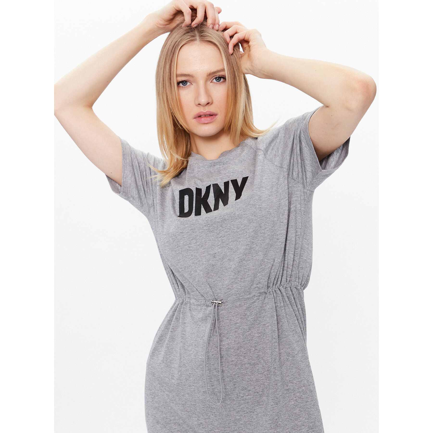 DKNY Ежедневна рокля P1BD7EGQ Сив Regular Fit - Pepit.bg