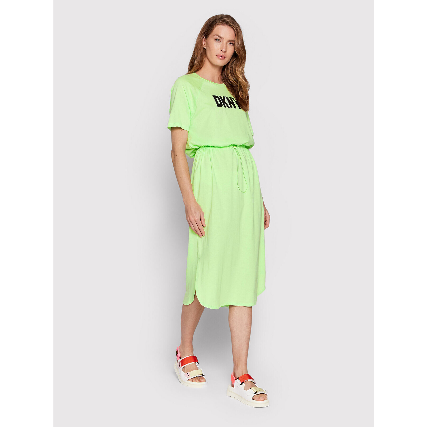 DKNY Ежедневна рокля P2AD7EGQ Зелен Regular Fit - Pepit.bg