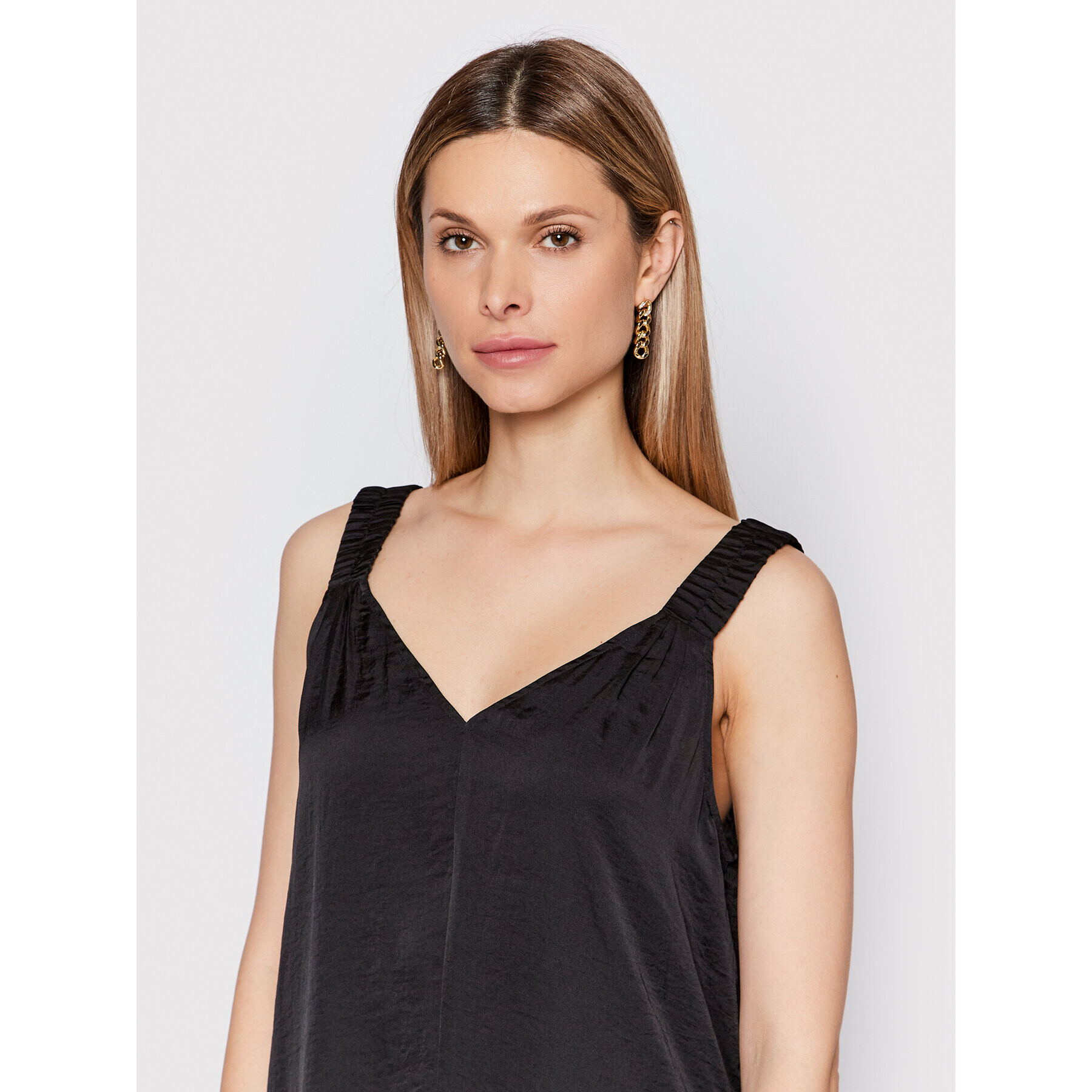 DKNY Ежедневна рокля P2DBTN10 Черен Regular Fit - Pepit.bg