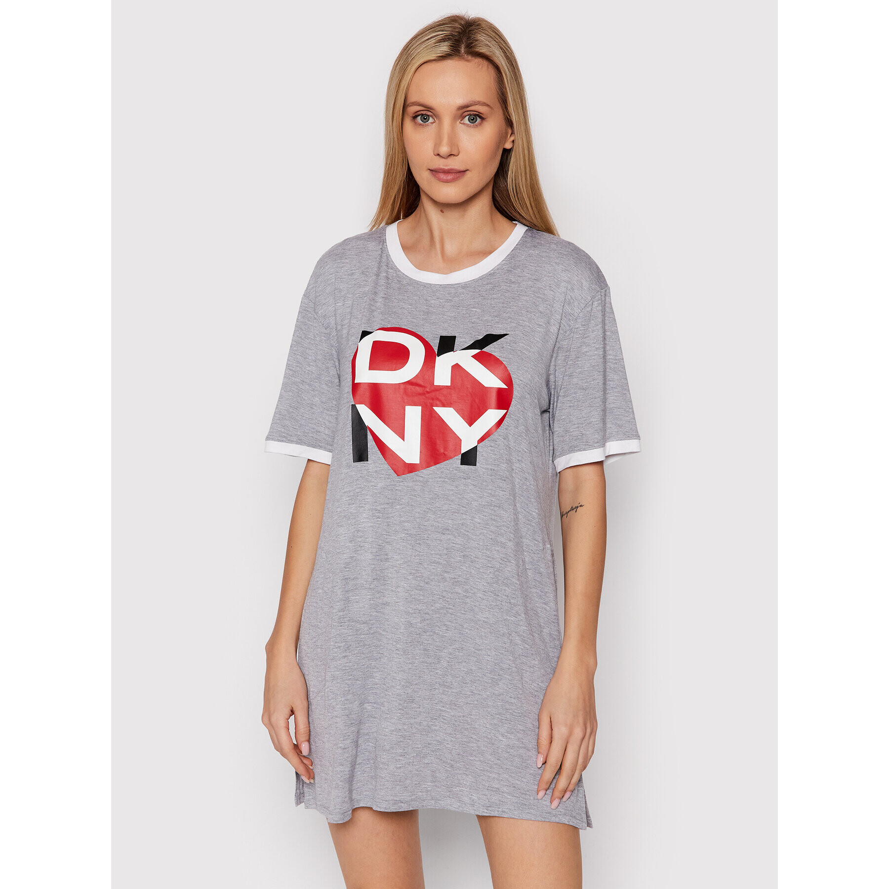 DKNY Ежедневна рокля YI2322448 Сив Regular Fit - Pepit.bg