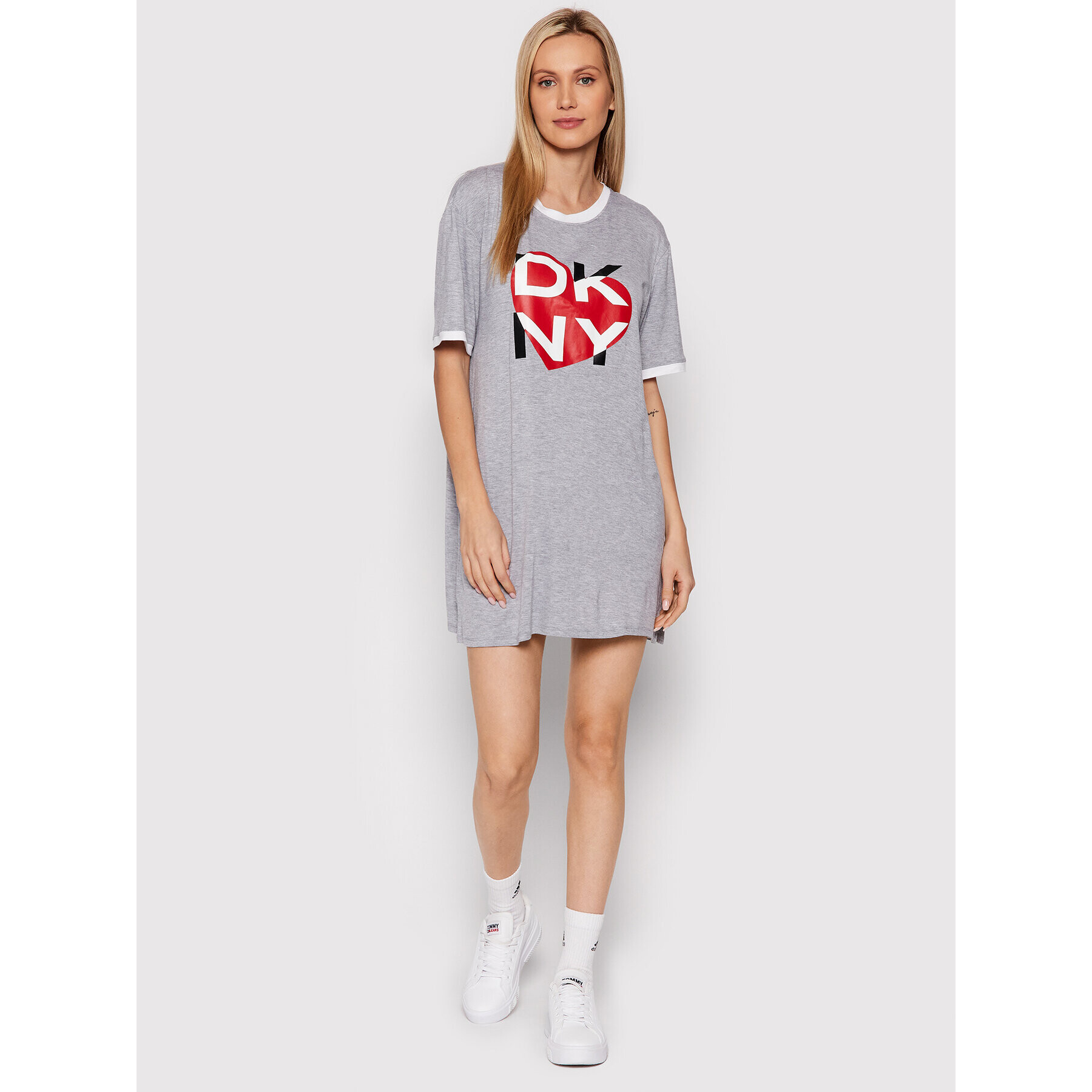 DKNY Ежедневна рокля YI2322448 Сив Regular Fit - Pepit.bg