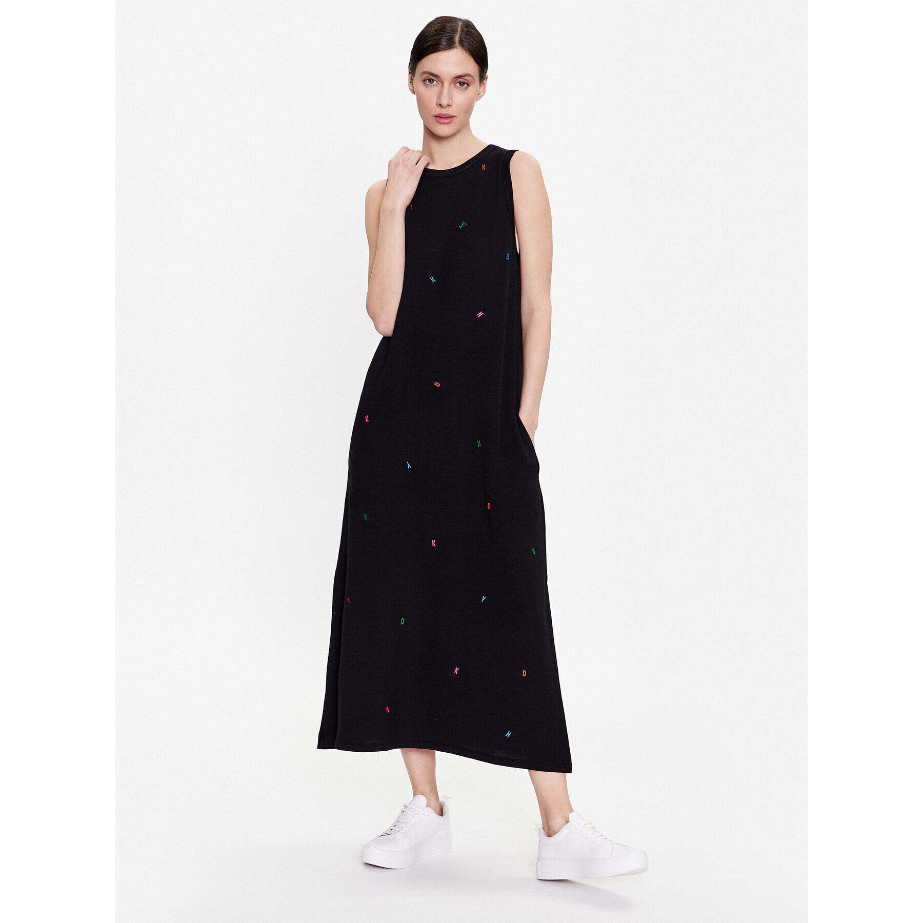 DKNY Ежедневна рокля YI2622627 Черен Regular Fit - Pepit.bg