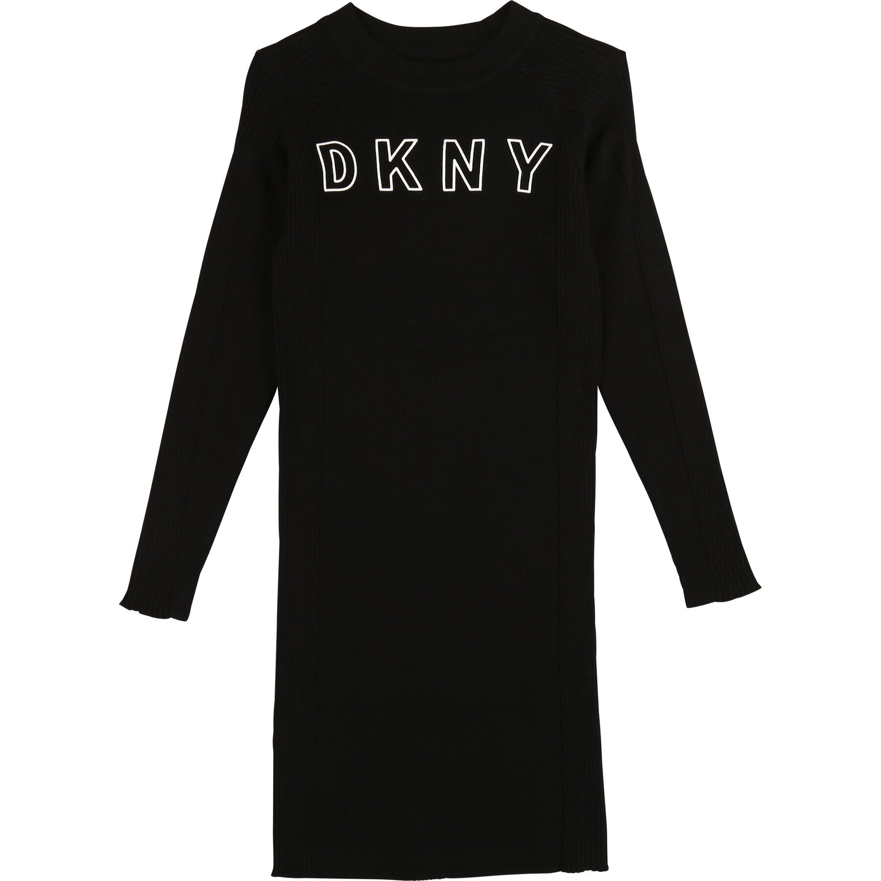 DKNY Ежедневна рокля D32719 Черен Slim Fit - Pepit.bg