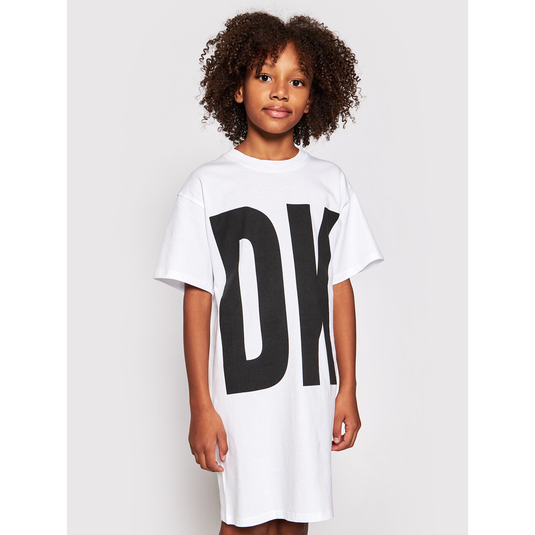 DKNY Ежедневна рокля D32777 S Бял Regular Fit - Pepit.bg