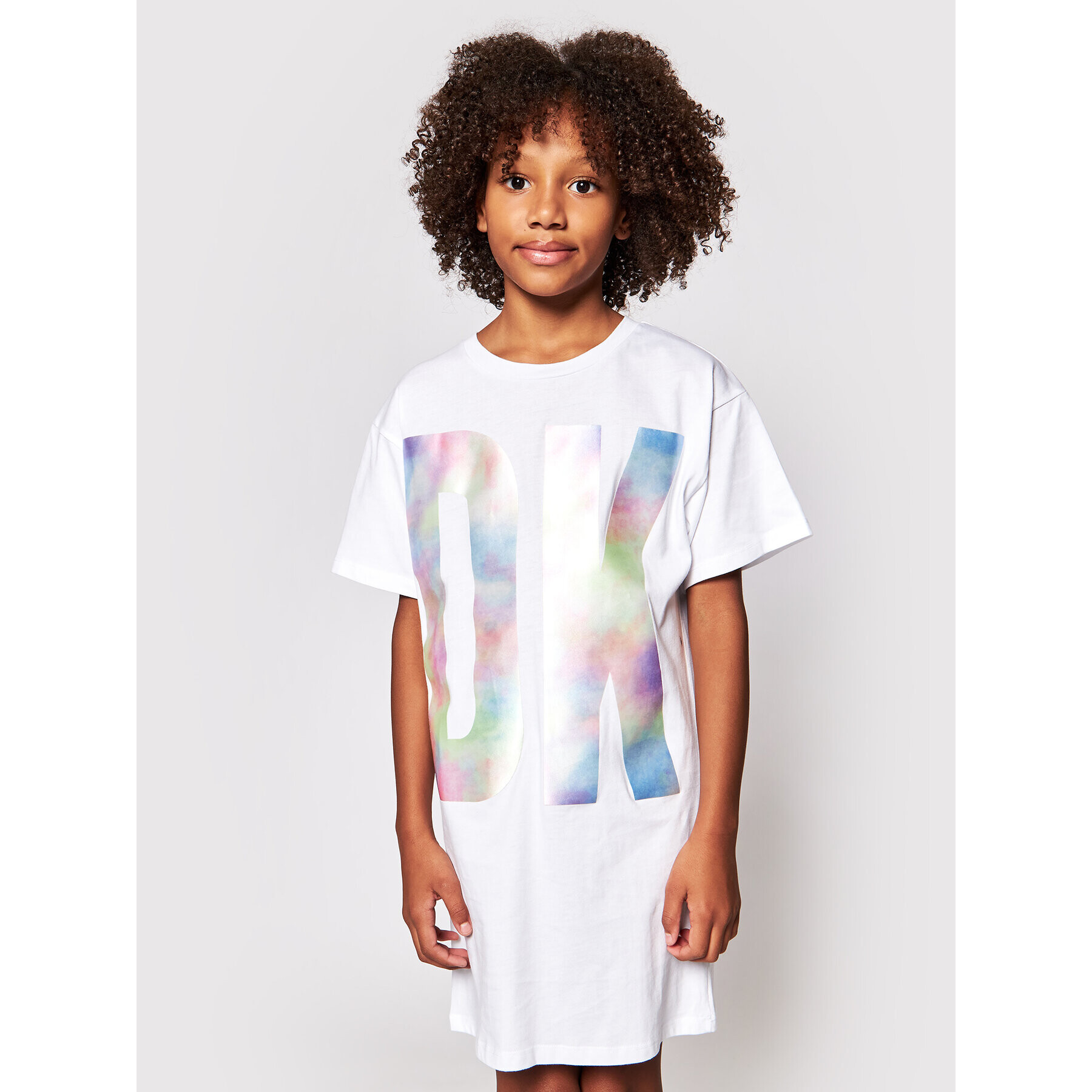 DKNY Ежедневна рокля D32796 S Бял Regular Fit - Pepit.bg