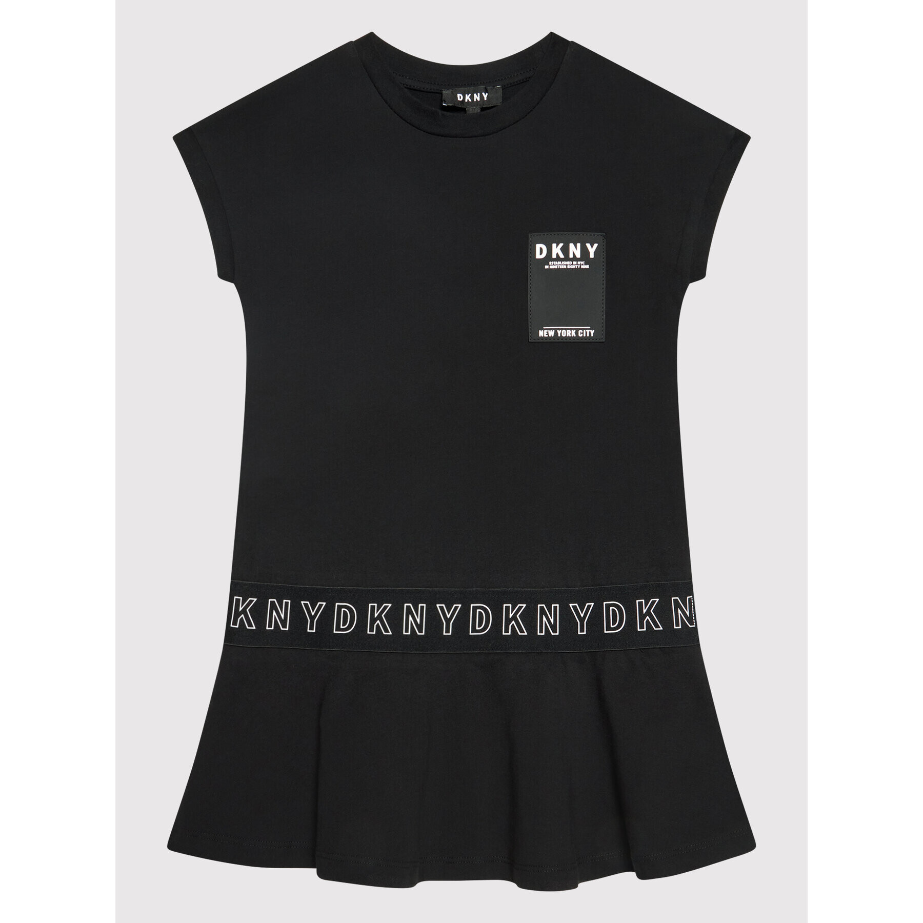 DKNY Ежедневна рокля D32821 M Черен Regular Fit - Pepit.bg