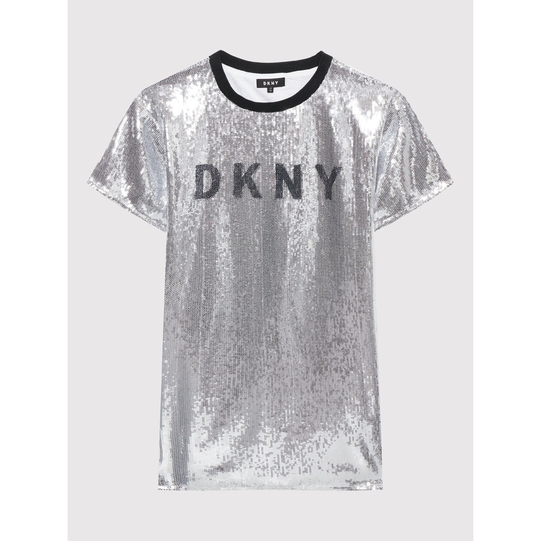 DKNY Ежедневна рокля D32830 M Сребрист Regular Fit - Pepit.bg