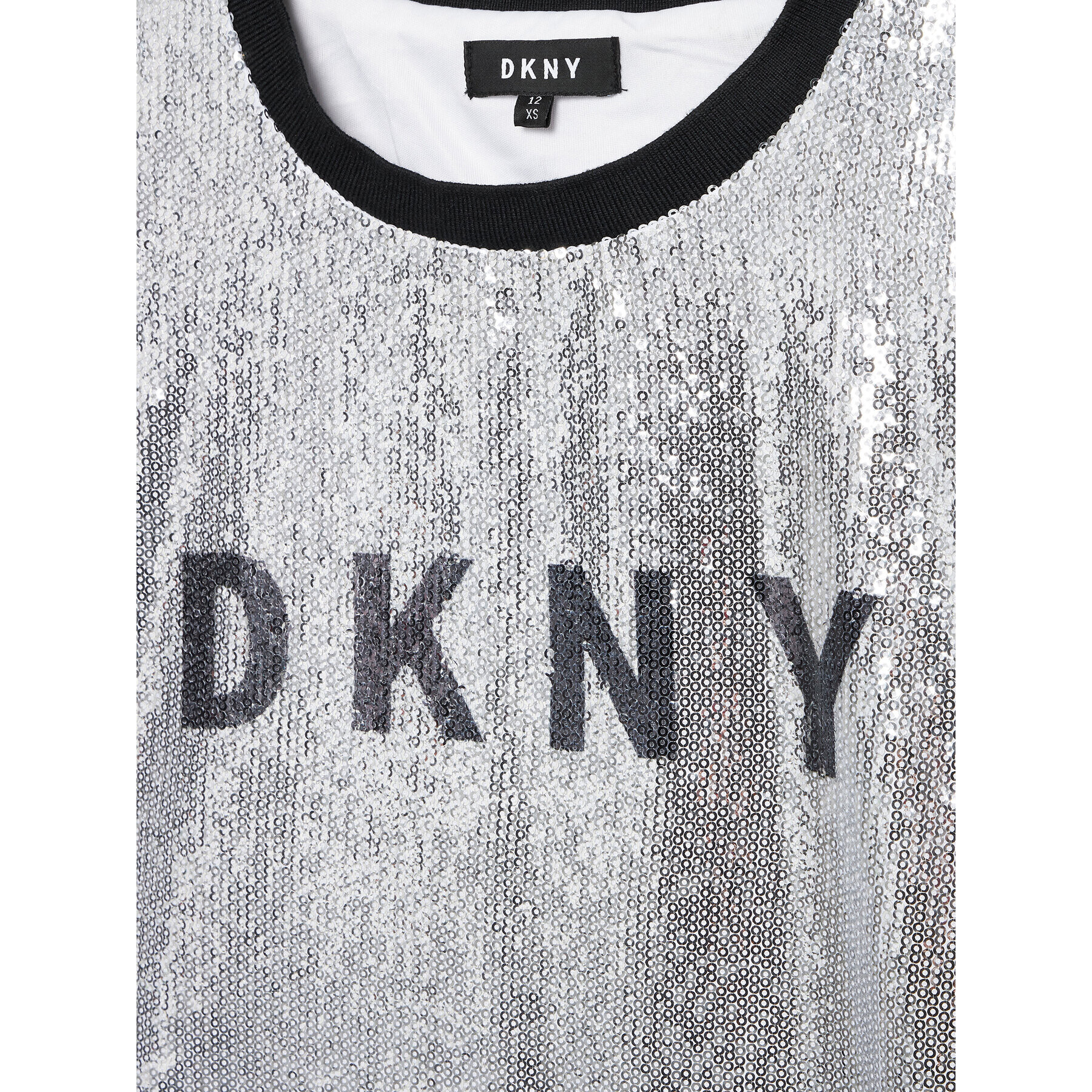 DKNY Ежедневна рокля D32830 M Сребрист Regular Fit - Pepit.bg