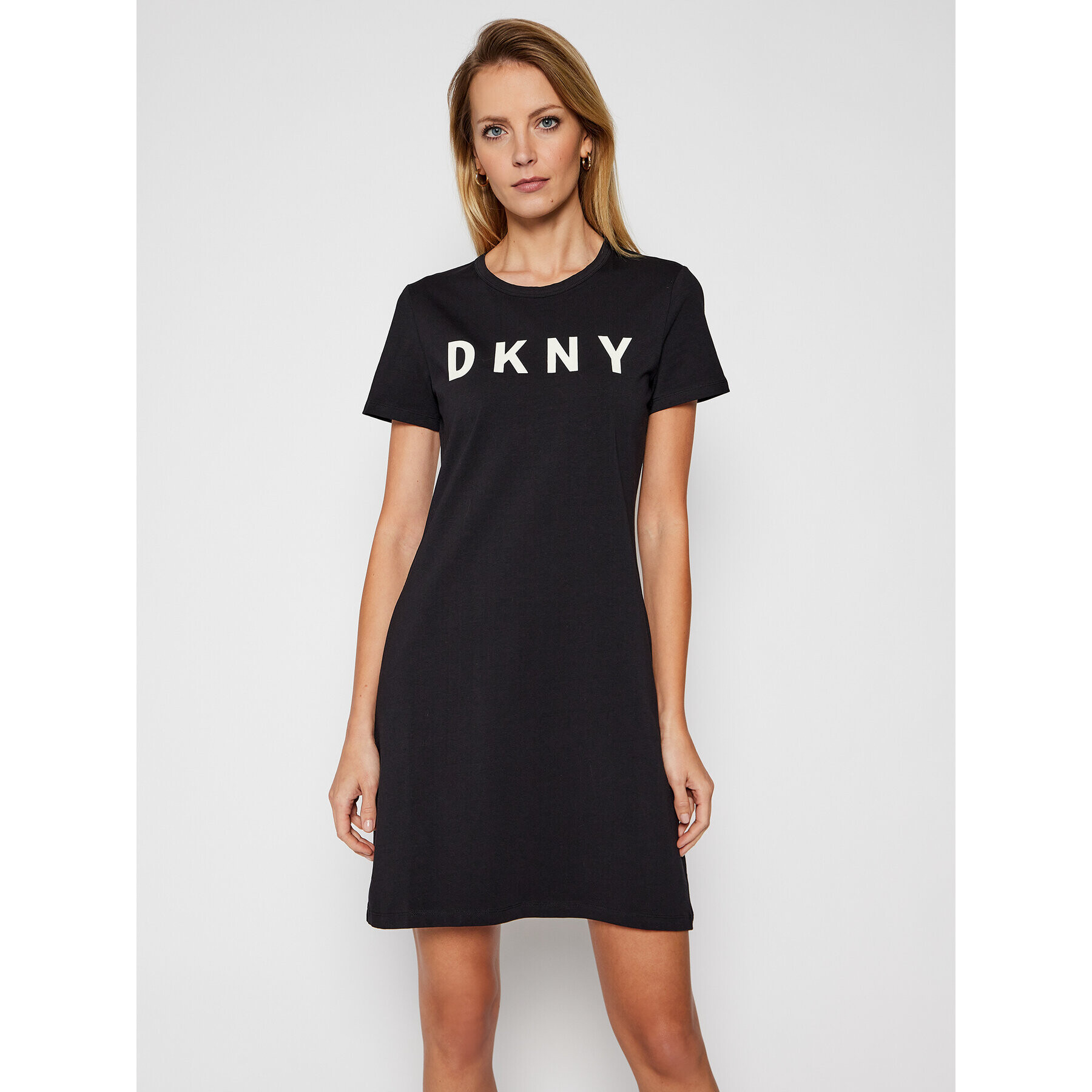 DKNY Ежедневна рокля DD0AN421 Черен Regular Fit - Pepit.bg