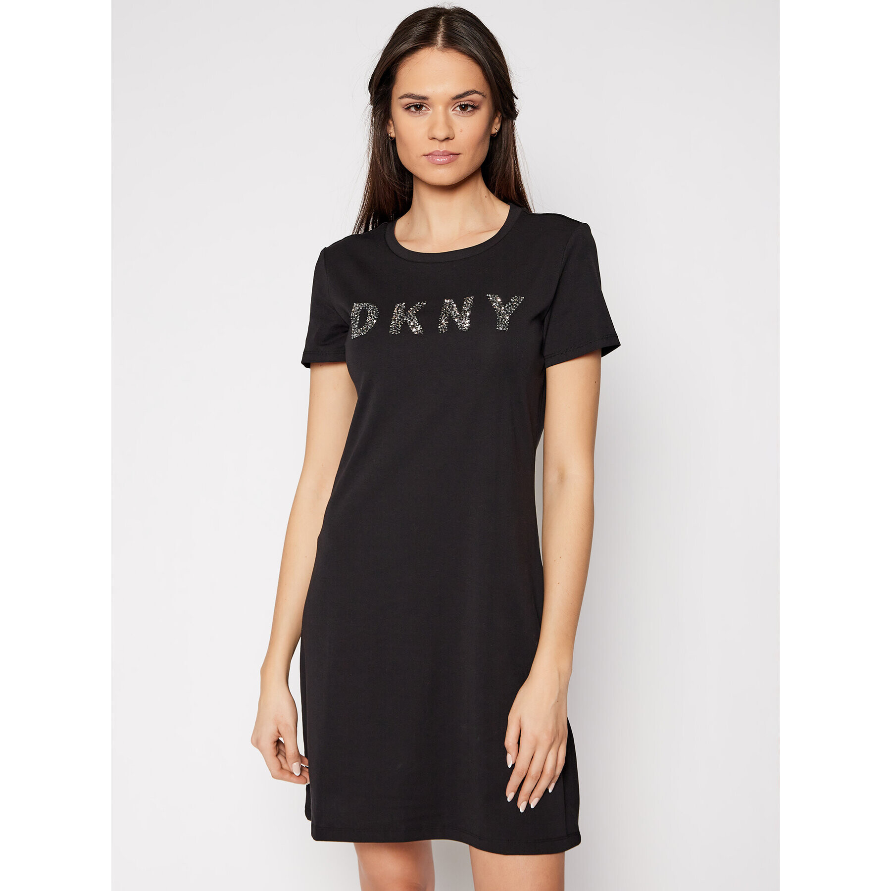 DKNY Ежедневна рокля DD0CN318 Черен Regular Fit - Pepit.bg