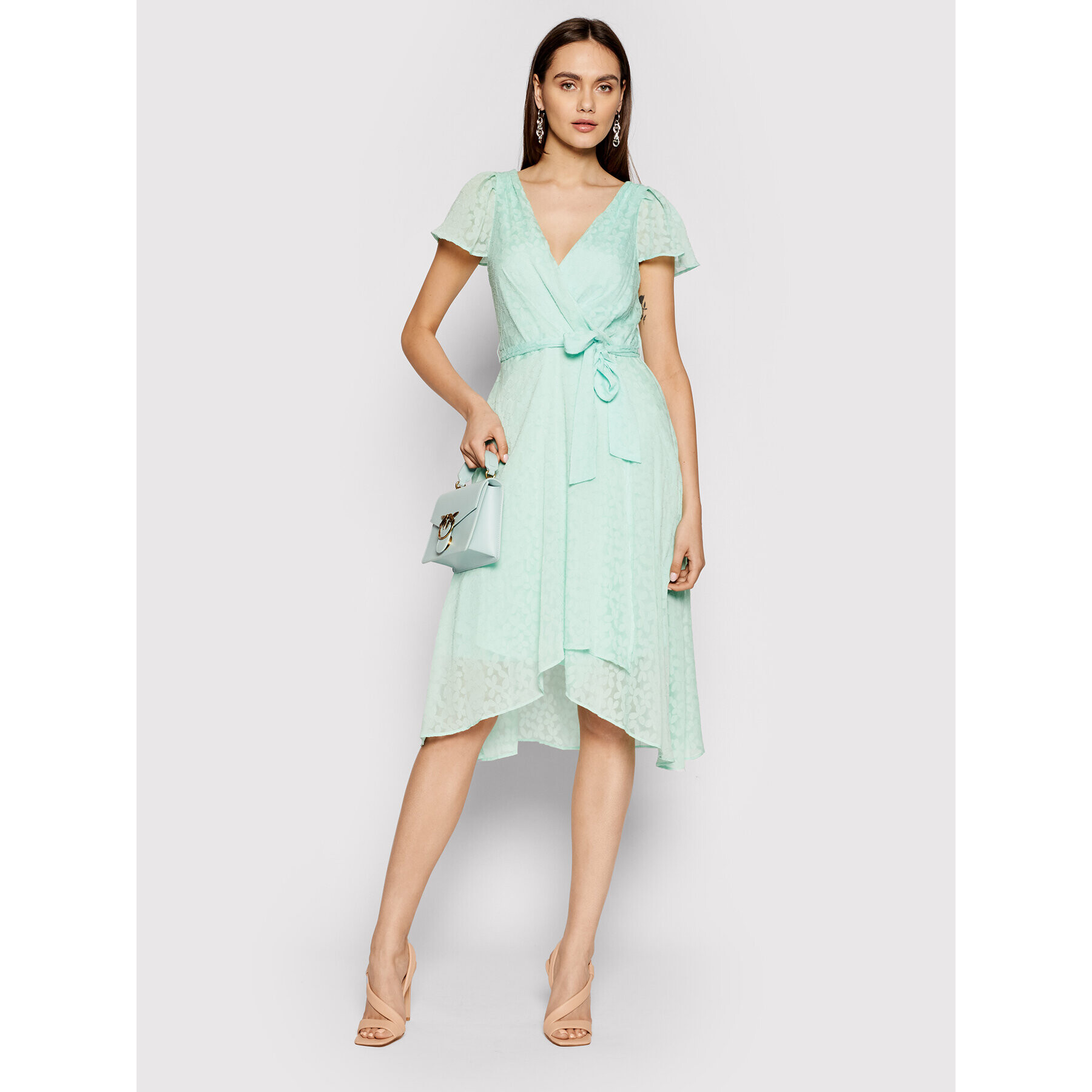DKNY Ежедневна рокля DD1BD154 Зелен Regular Fit - Pepit.bg