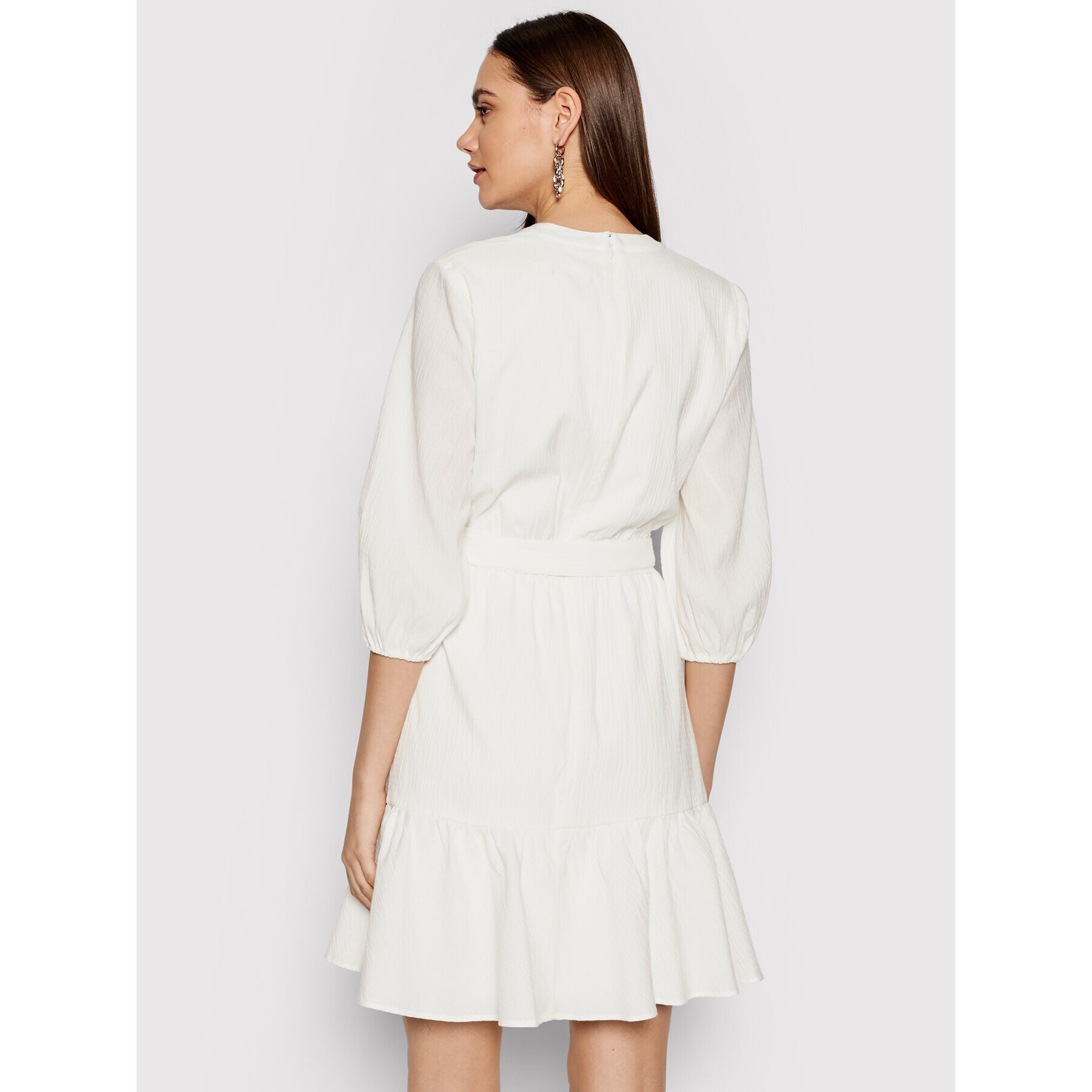 DKNY Ежедневна рокля DD1BD345 Бял Regular Fit - Pepit.bg