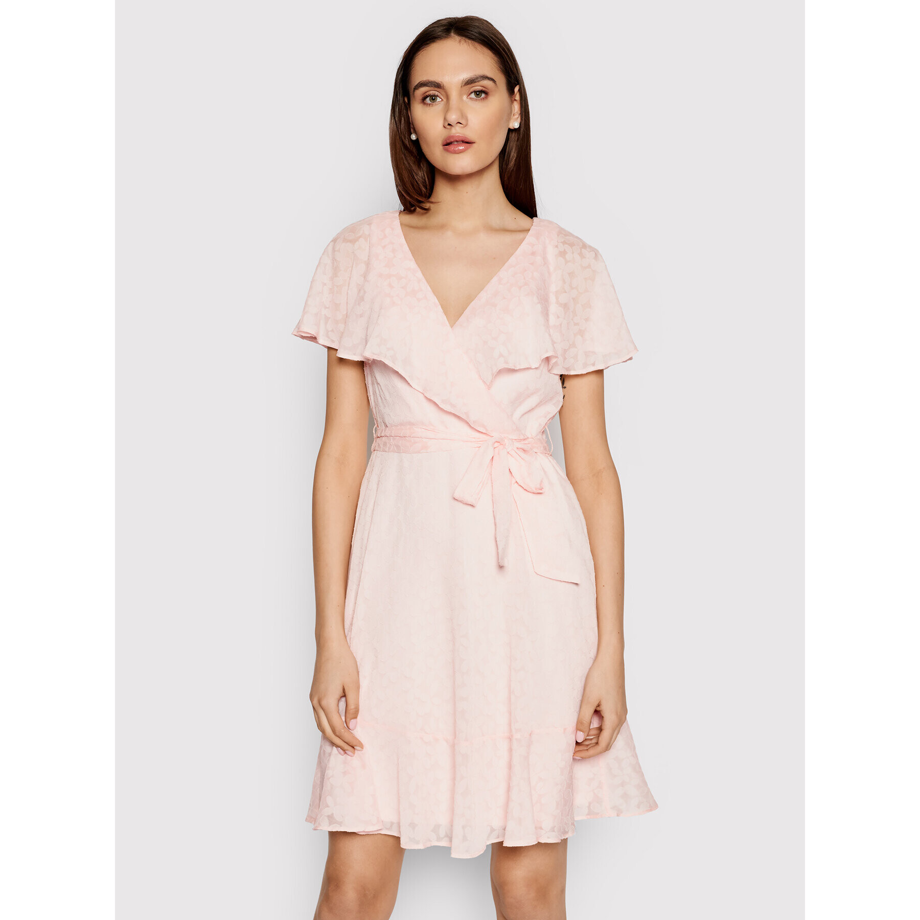 DKNY Лятна рокля DD1BE436 Розов Regular Fit - Pepit.bg