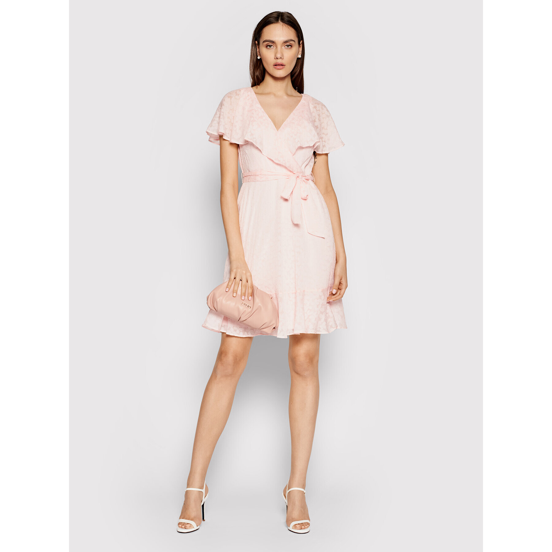 DKNY Лятна рокля DD1BE436 Розов Regular Fit - Pepit.bg