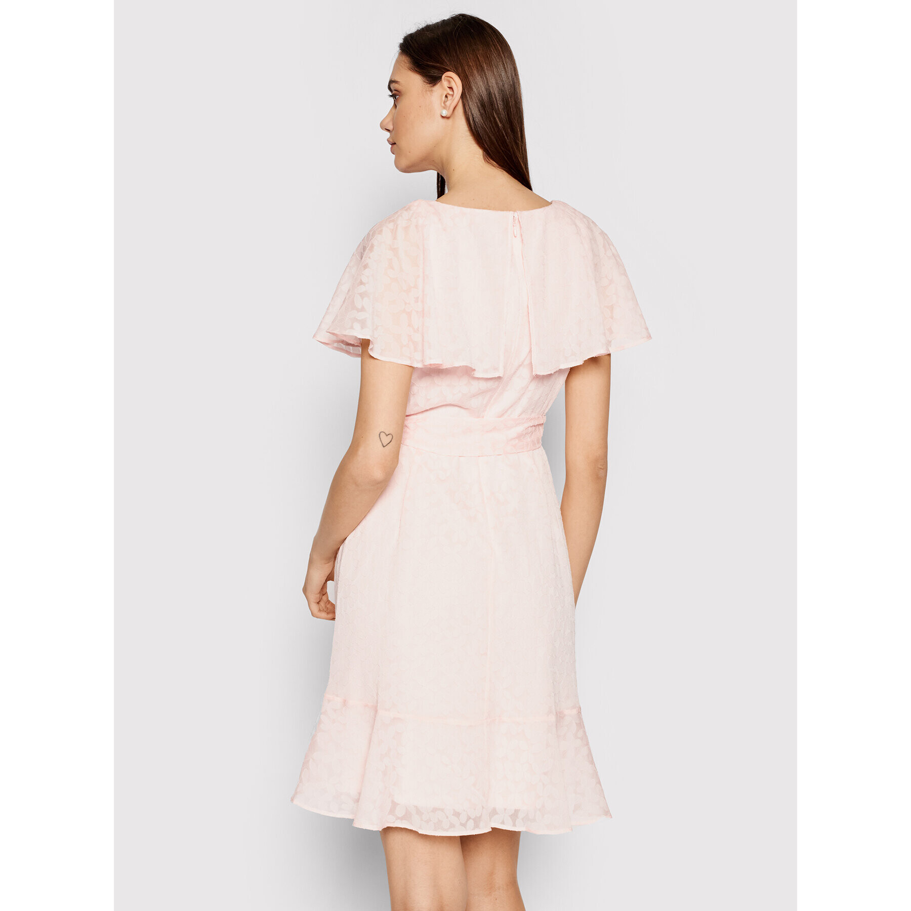 DKNY Лятна рокля DD1BE436 Розов Regular Fit - Pepit.bg