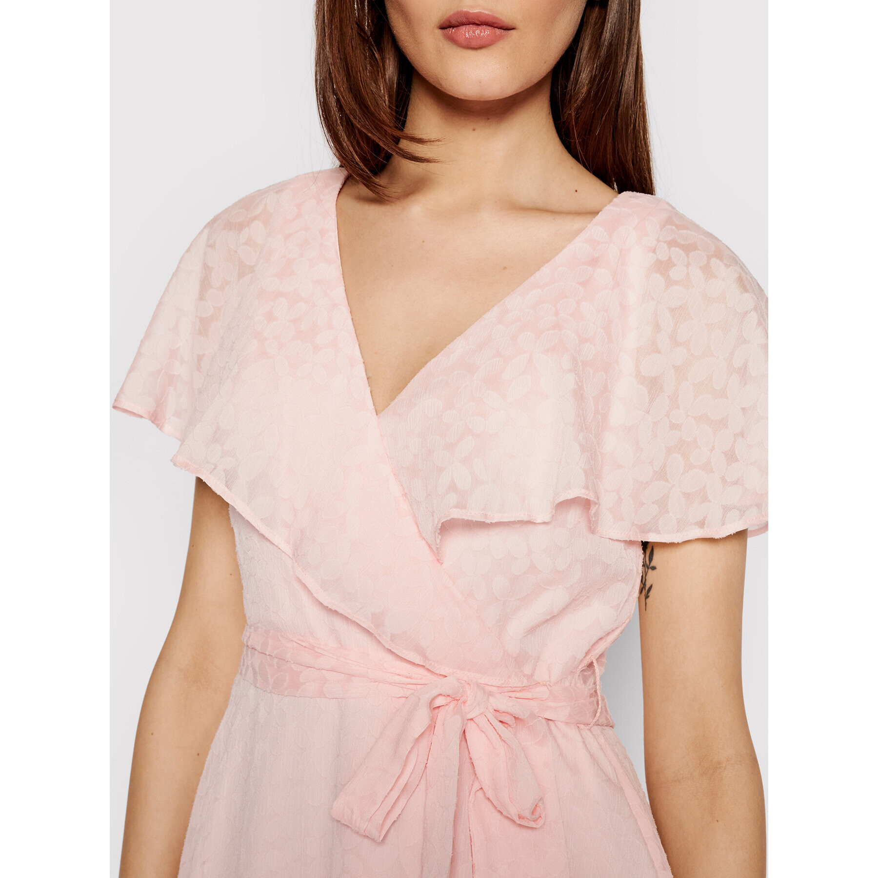 DKNY Лятна рокля DD1BE436 Розов Regular Fit - Pepit.bg