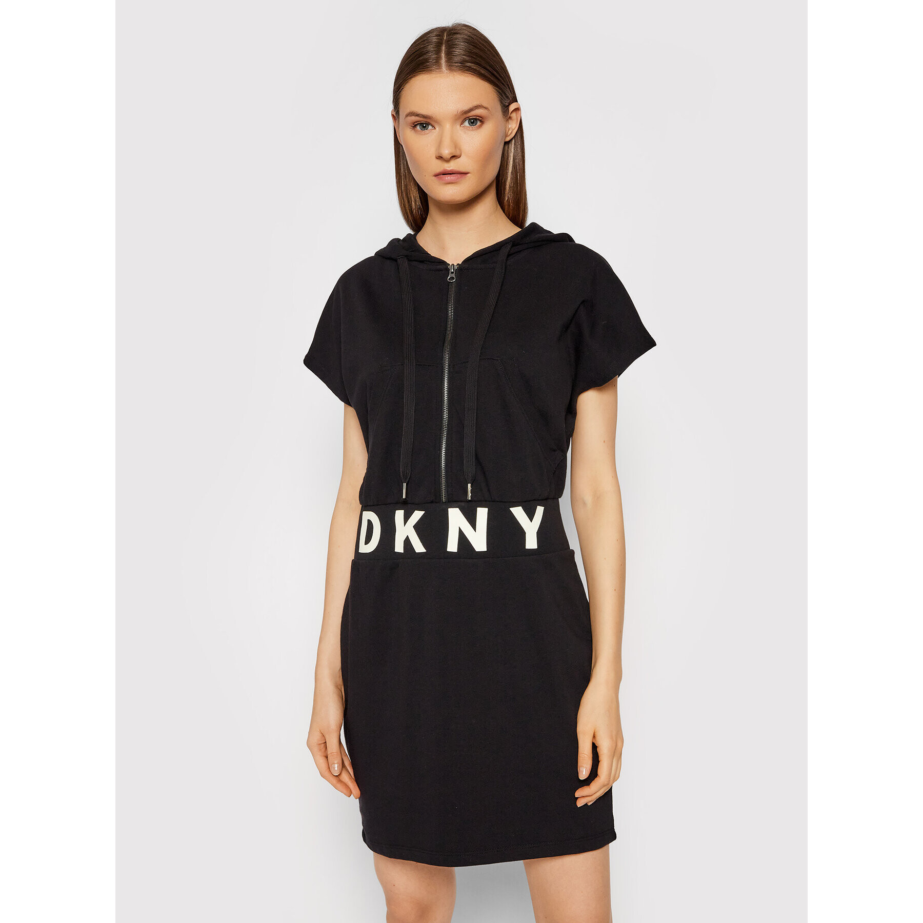 DKNY Ежедневна рокля DD1GD233 Черен Regular Fit - Pepit.bg
