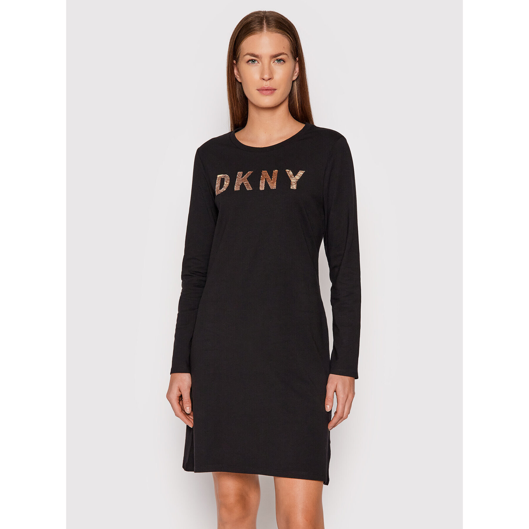 DKNY Ежедневна рокля DD1GN18R Черен Regular Fit - Pepit.bg