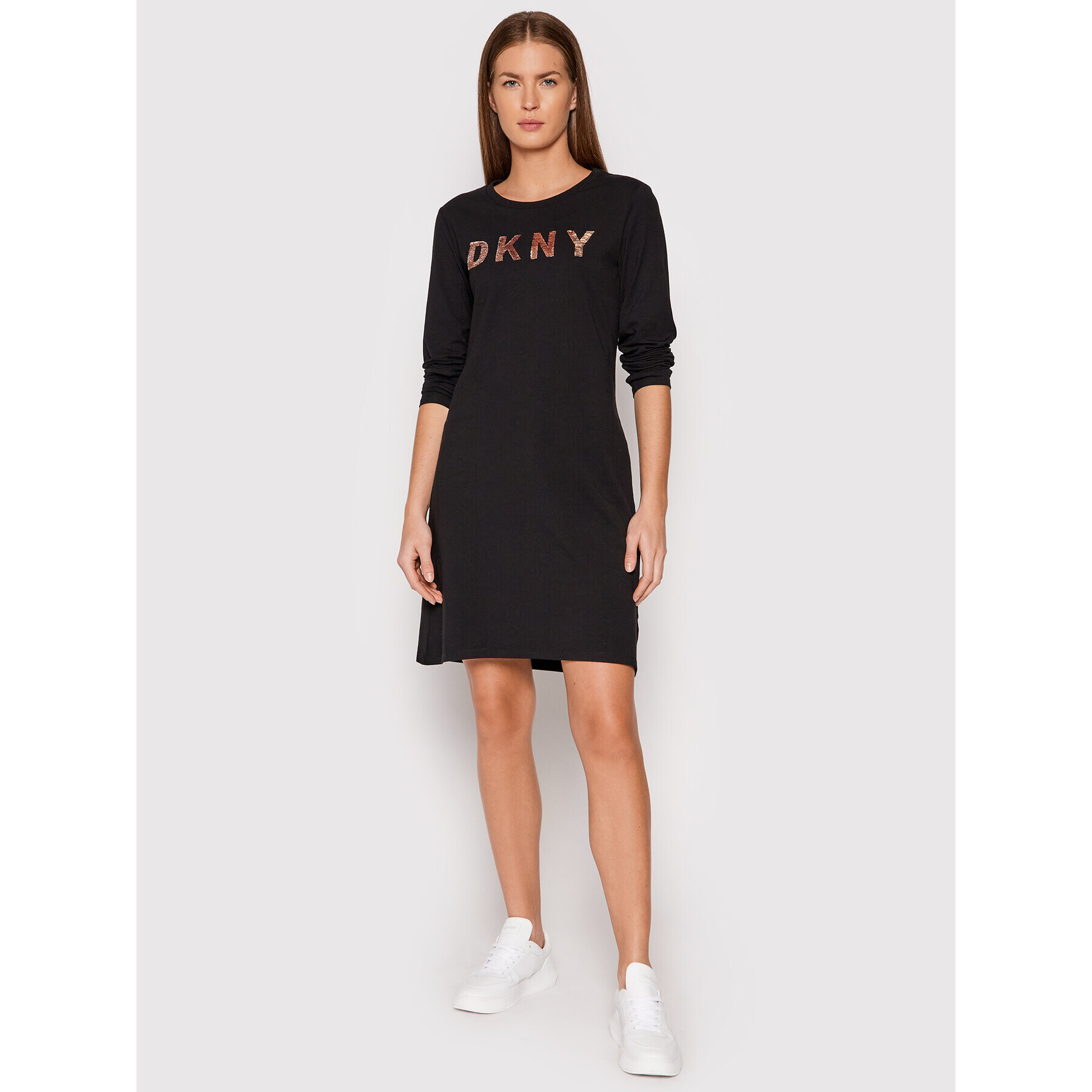 DKNY Ежедневна рокля DD1GN18R Черен Regular Fit - Pepit.bg