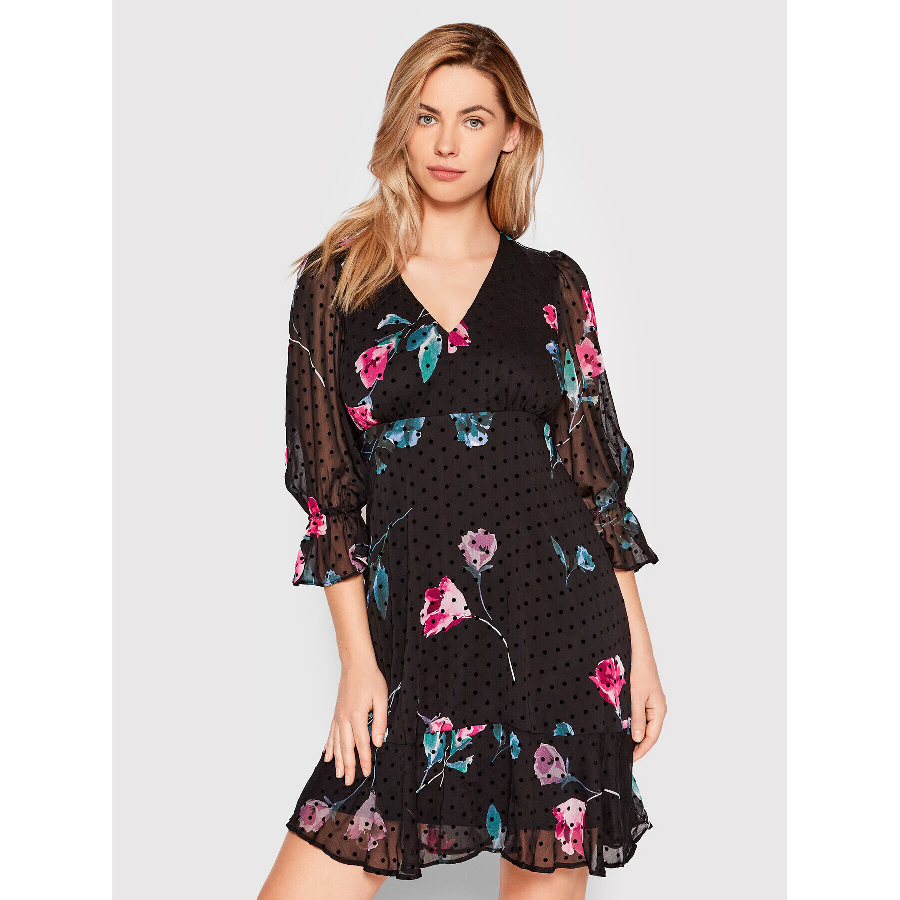 DKNY Ежедневна рокля DD1J7110 Черен Regular Fit - Pepit.bg