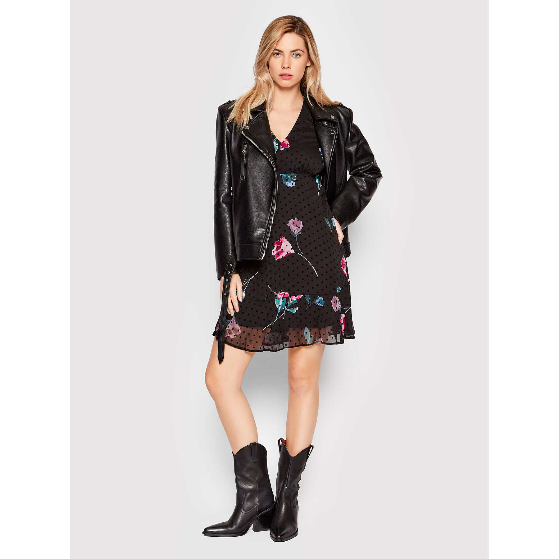 DKNY Ежедневна рокля DD1J7110 Черен Regular Fit - Pepit.bg