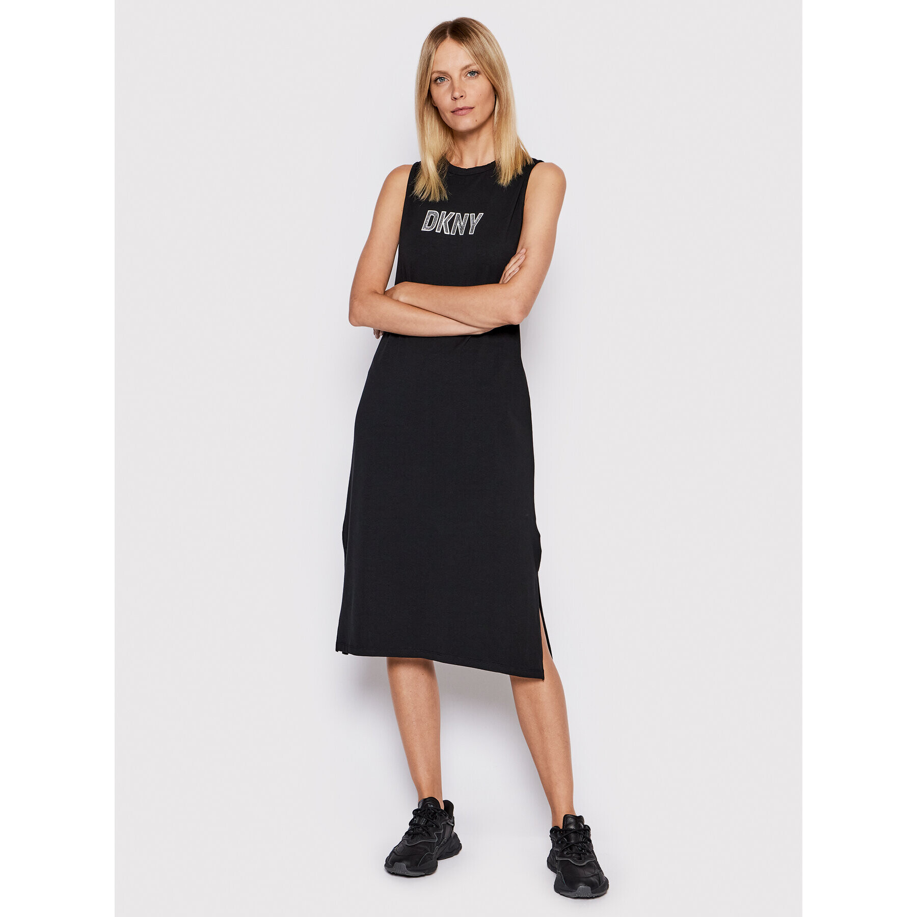 DKNY Ежедневна рокля DD2ANR15 Черен Regular Fit - Pepit.bg