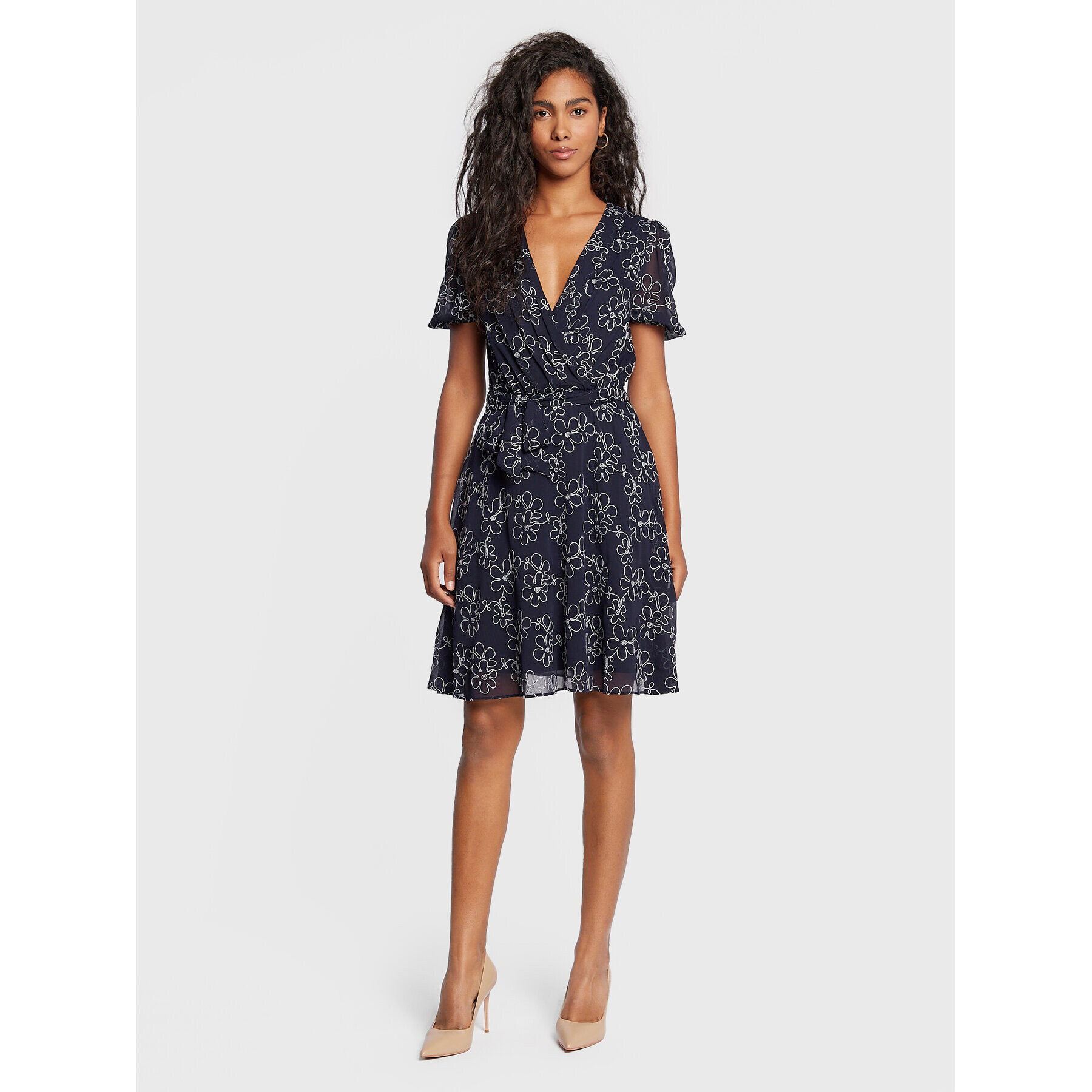DKNY Ежедневна рокля DD2F3346 Тъмносин Regular Fit - Pepit.bg