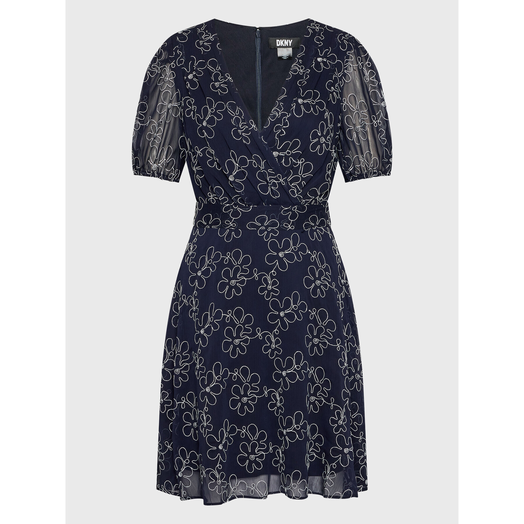 DKNY Ежедневна рокля DD2F3346 Тъмносин Regular Fit - Pepit.bg