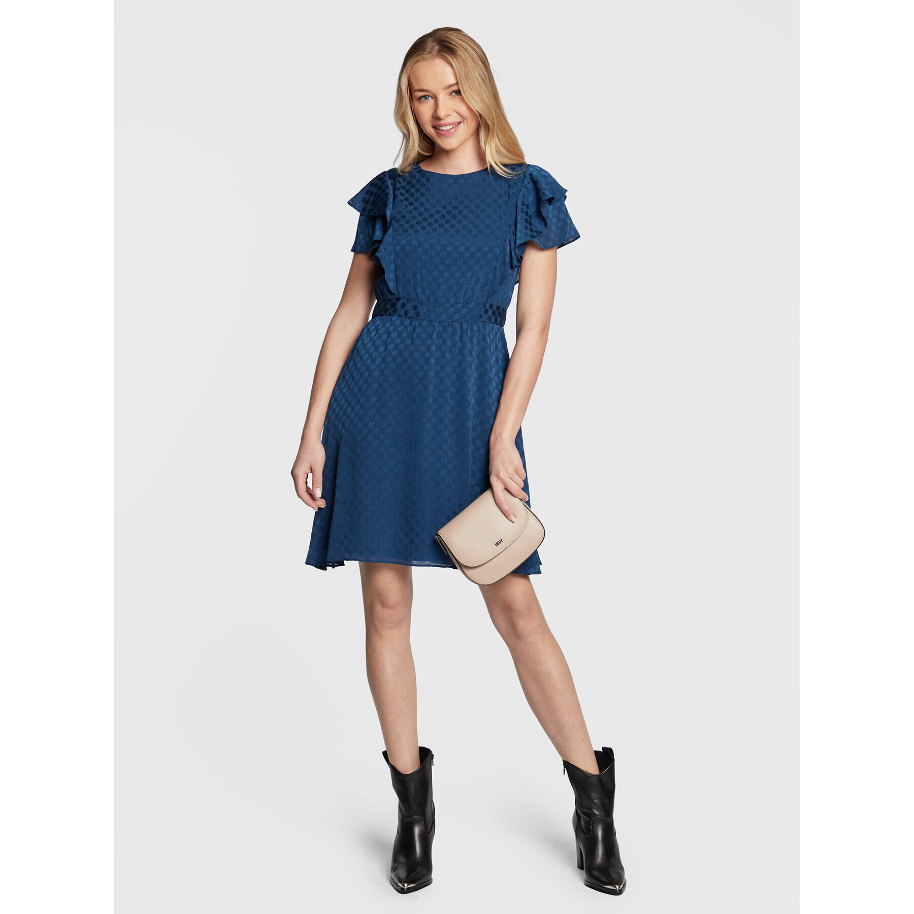 DKNY Ежедневна рокля DD2FD976 Син Regular Fit - Pepit.bg