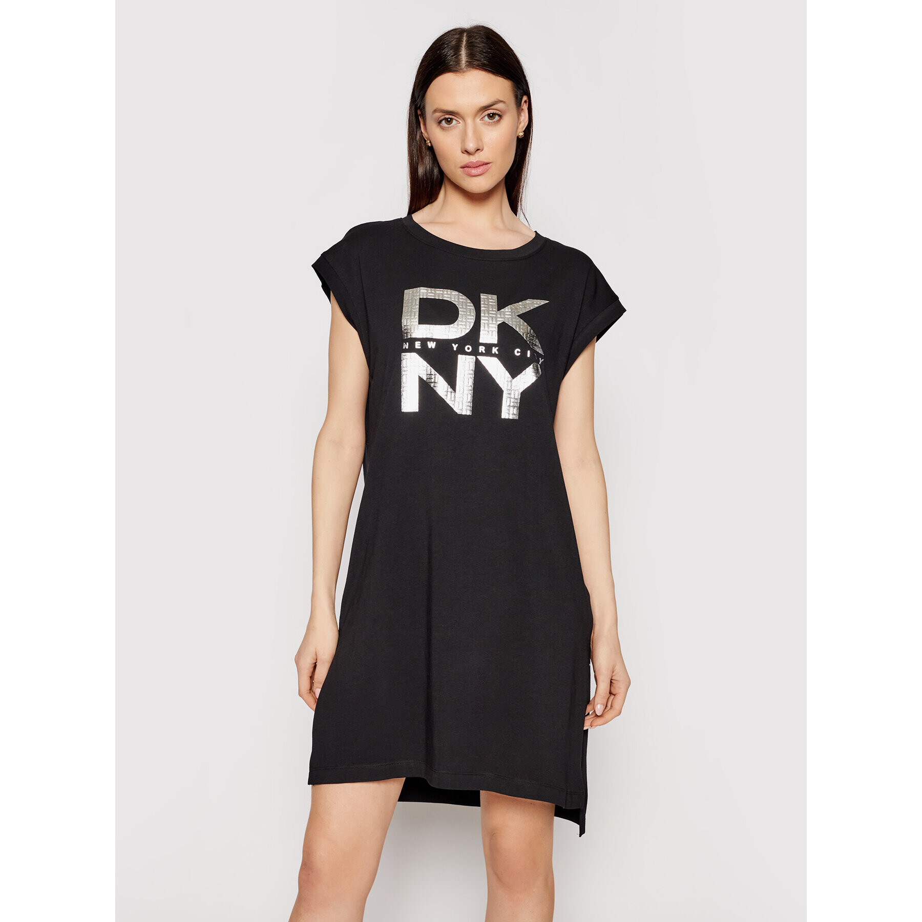 DKNY Ежедневна рокля P11UIDFI Черен Regular Fit - Pepit.bg