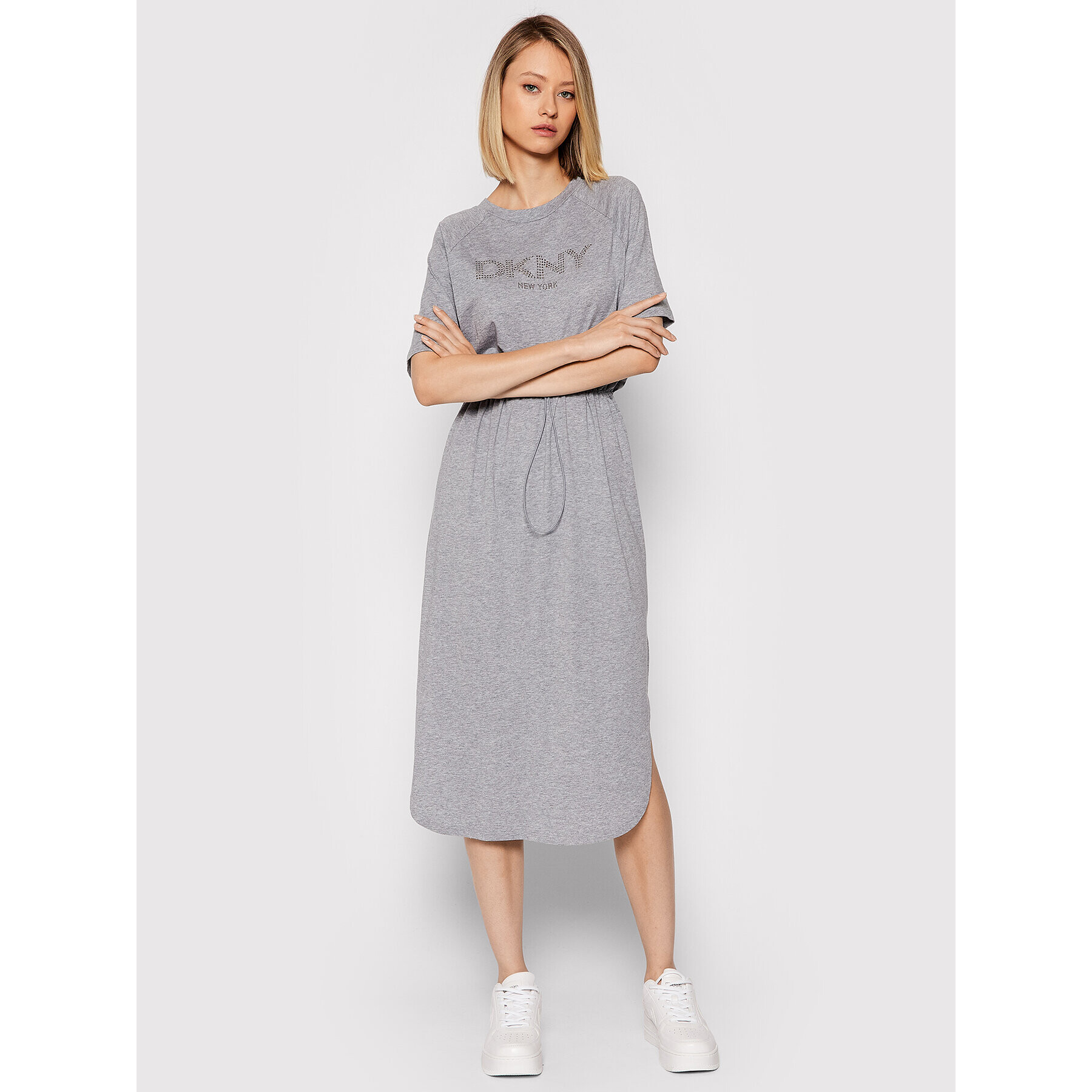 DKNY Ежедневна рокля P1FTCEGQ Сив Regular Fit - Pepit.bg