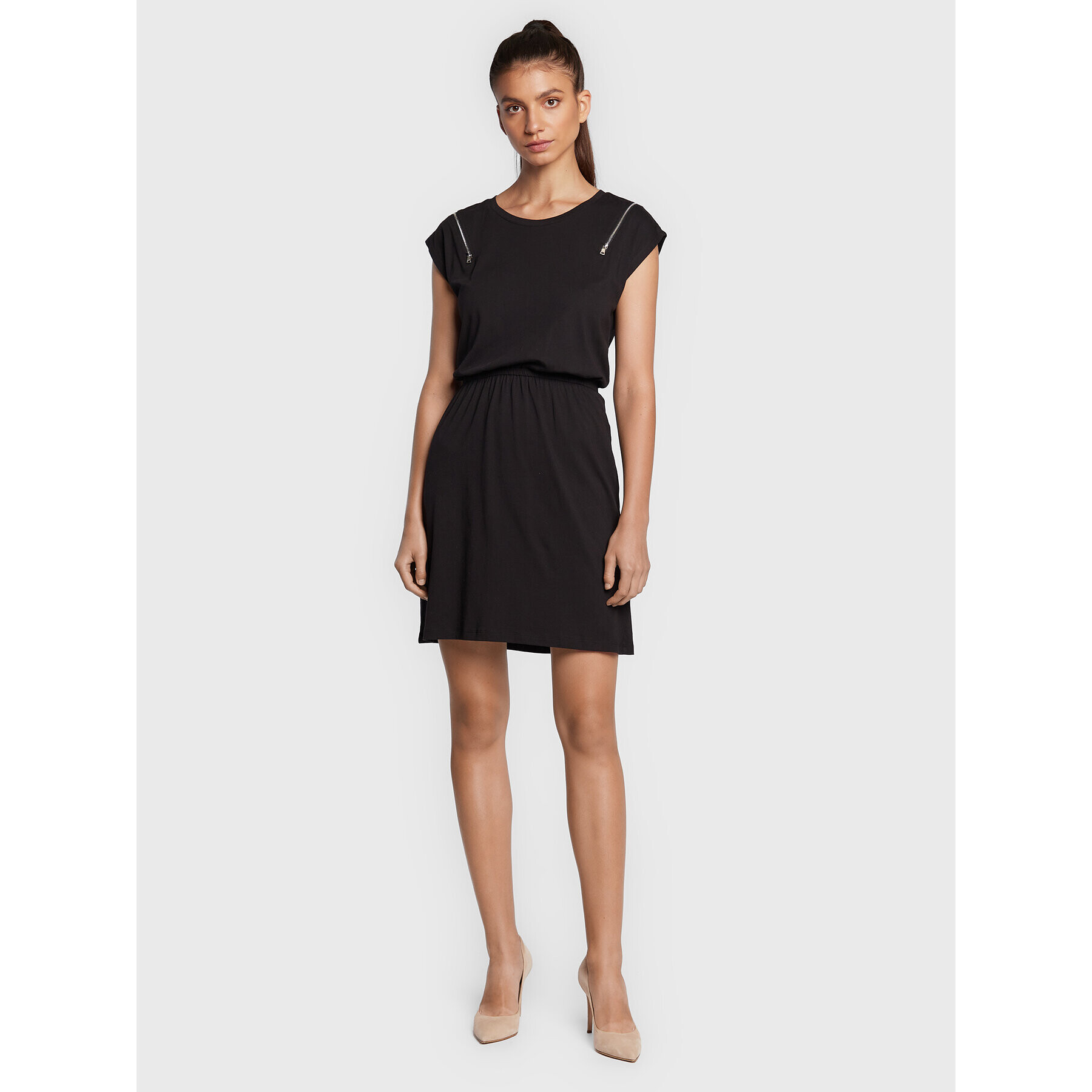 DKNY Ежедневна рокля P2FD0NGN Черен Regular Fit - Pepit.bg