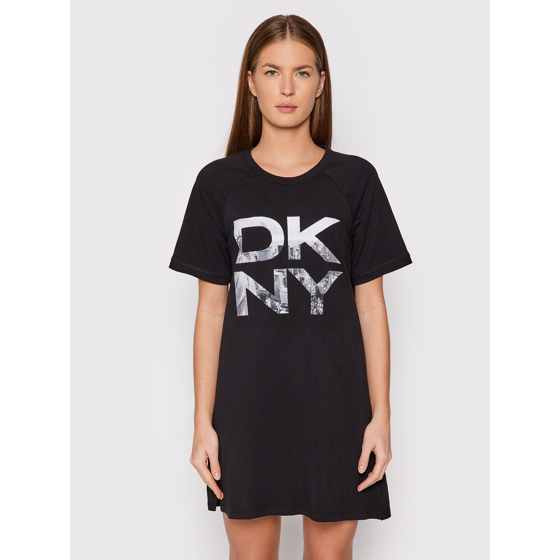 DKNY Нощница YI2322489 Черен Regular Fit - Pepit.bg