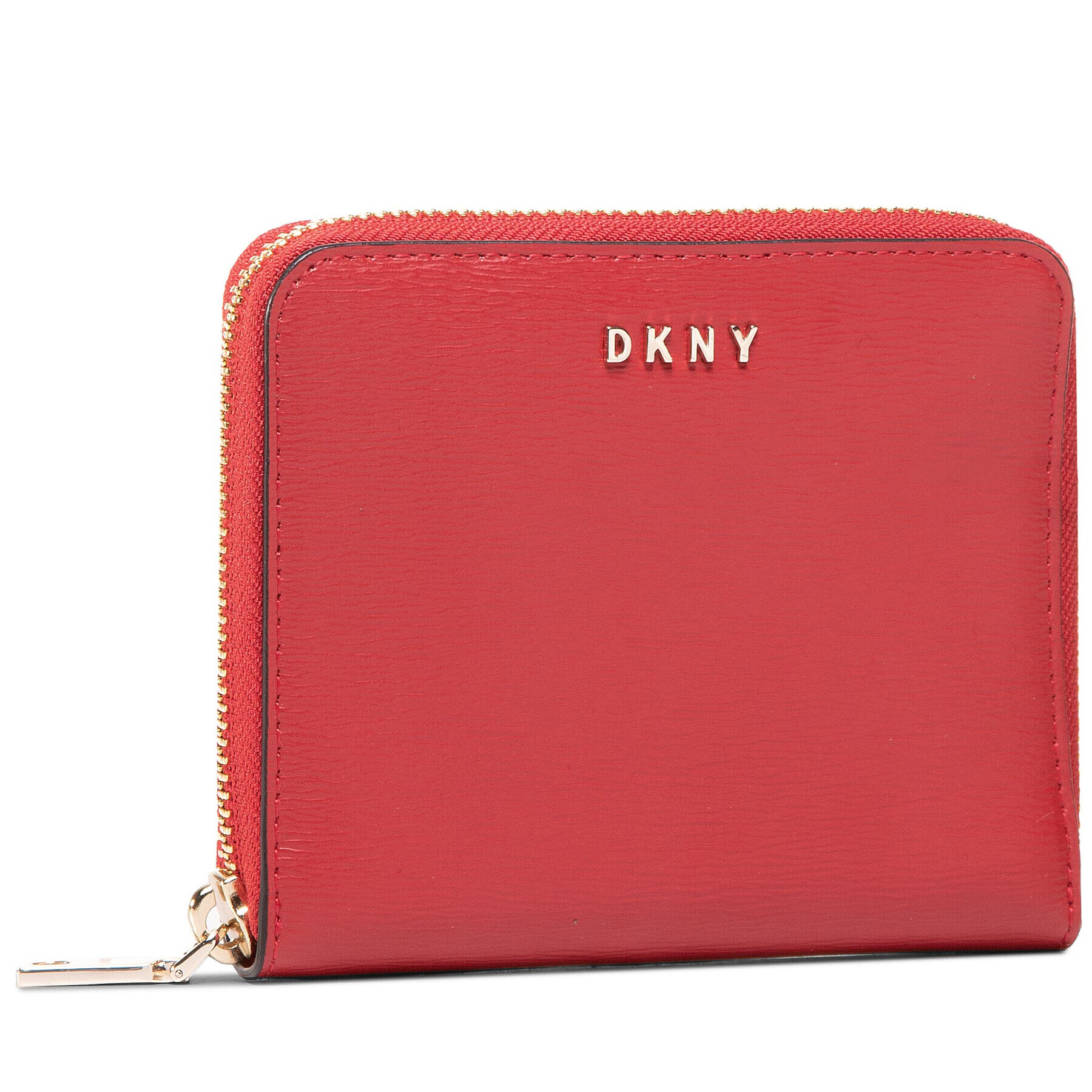 DKNY Голям дамски портфейл Bryant-Sm Zip Around R8313656 Червен - Pepit.bg