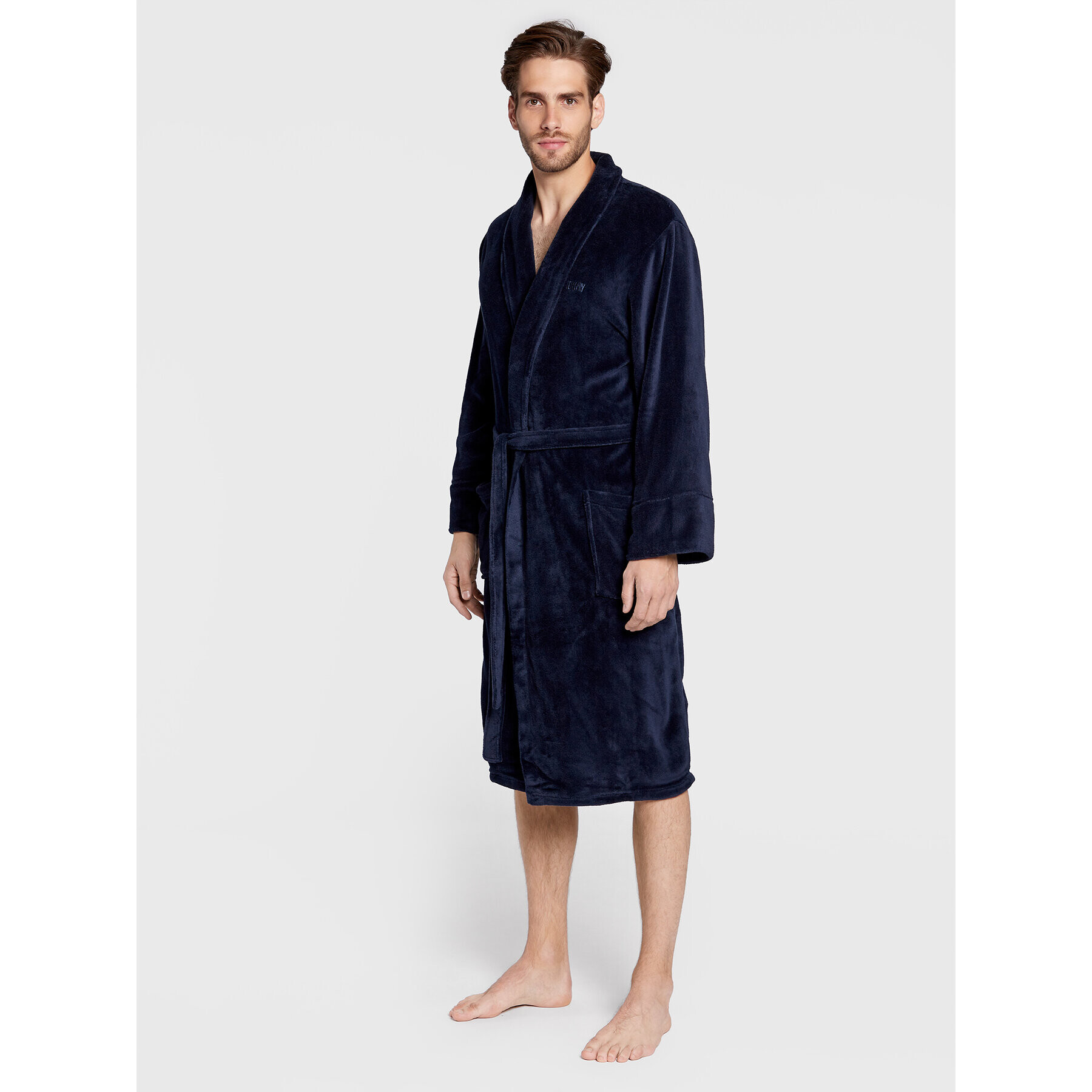 DKNY Халат 6790 Тъмносин Regular Fit - Pepit.bg