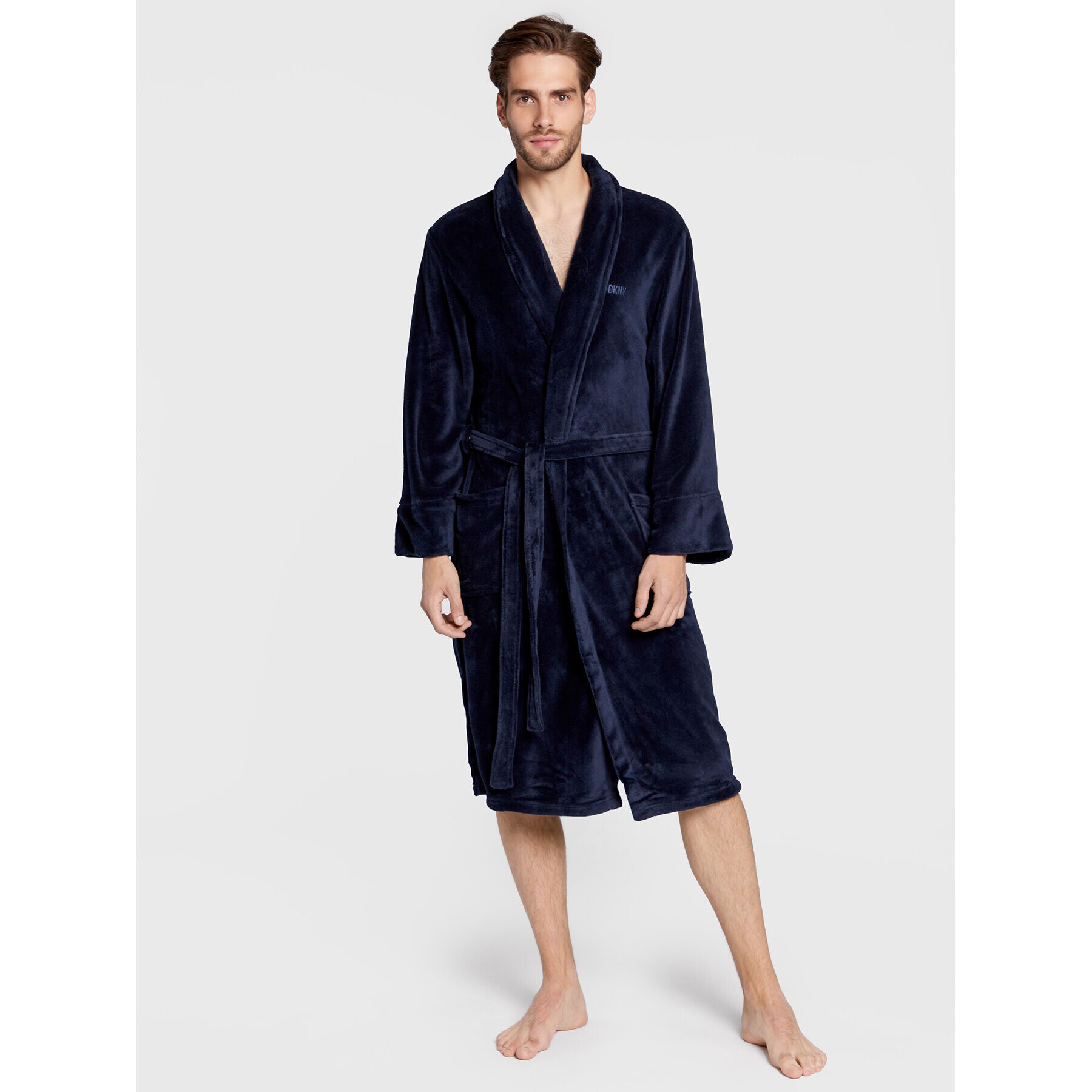 DKNY Халат 6790 Тъмносин Regular Fit - Pepit.bg