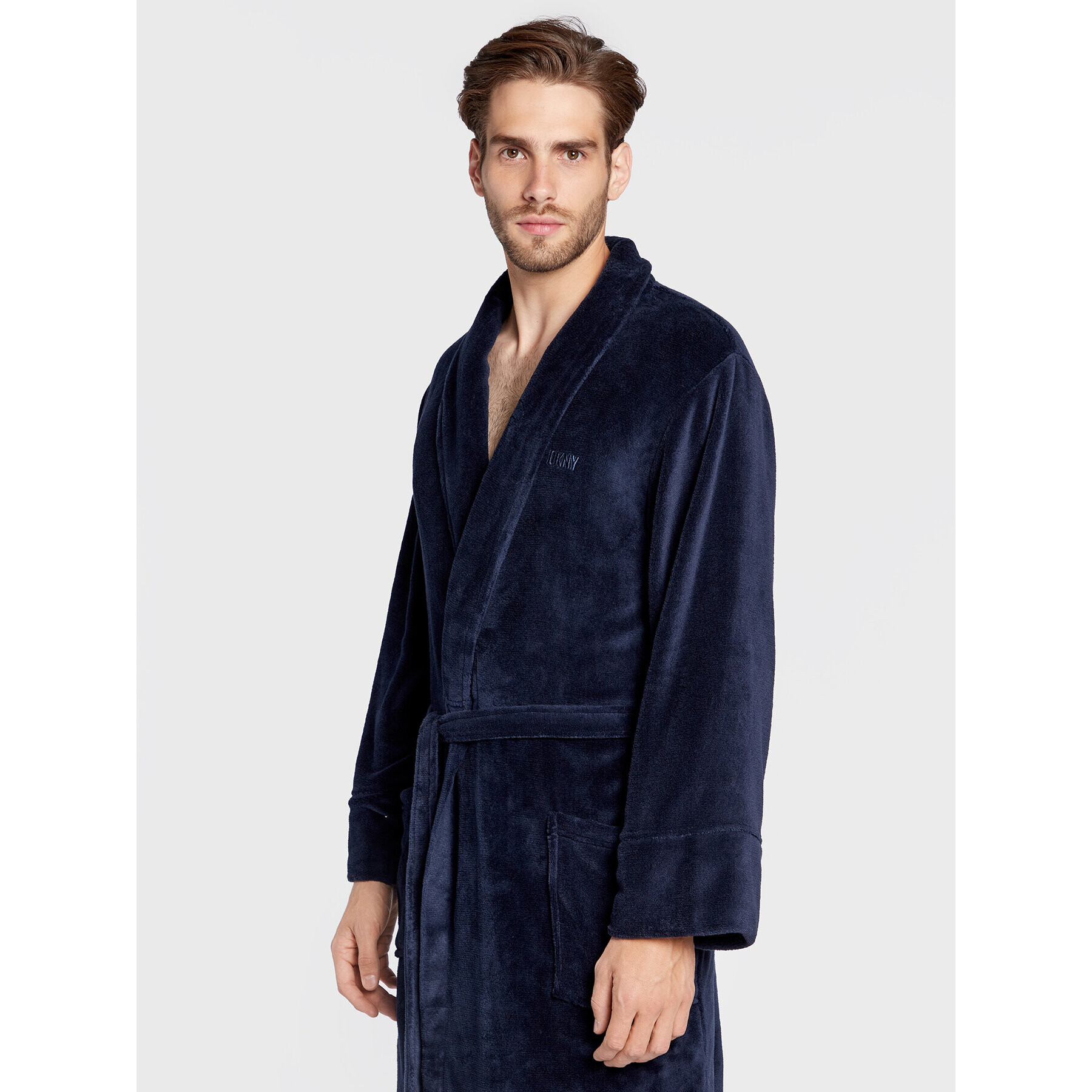 DKNY Халат 6790 Тъмносин Regular Fit - Pepit.bg