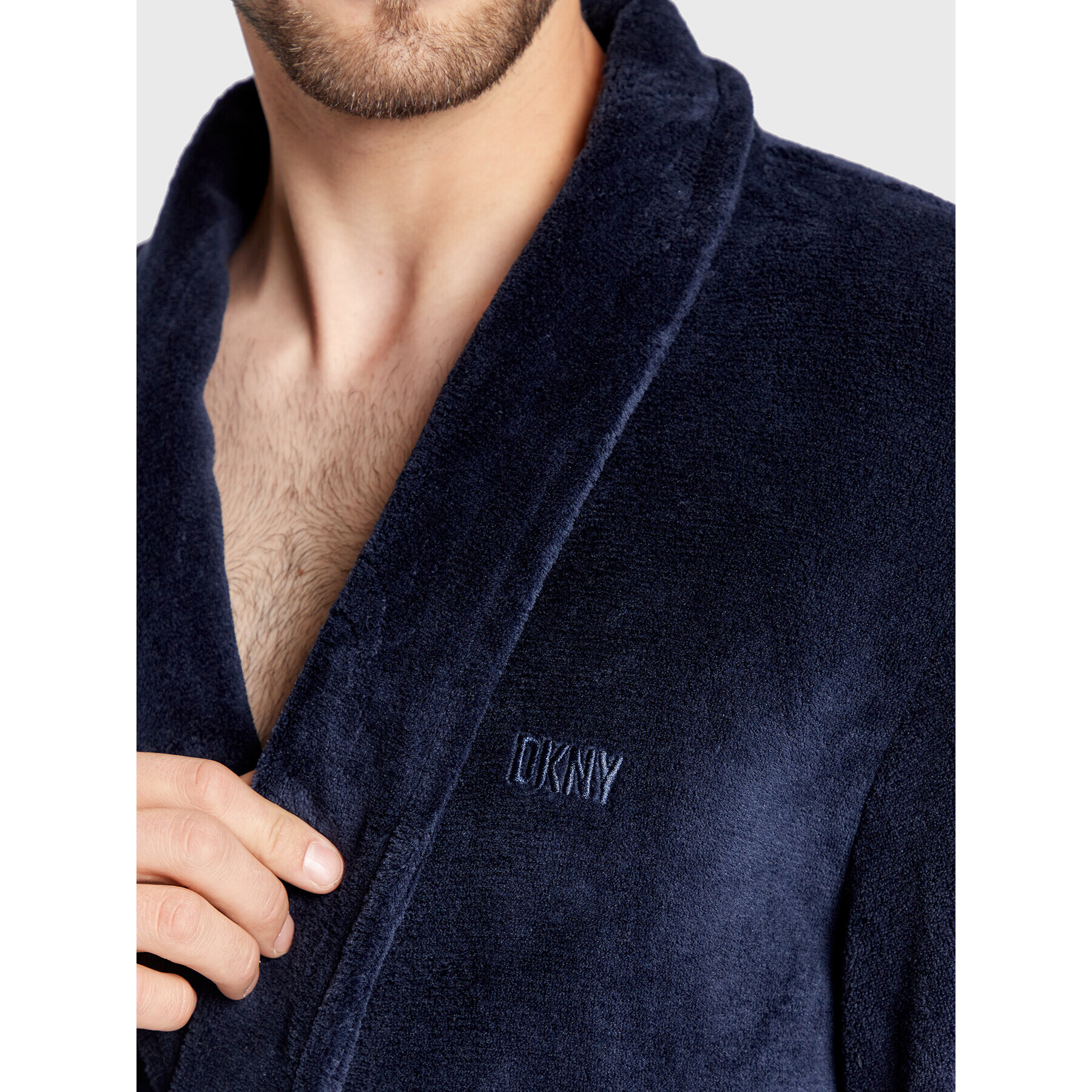 DKNY Халат 6790 Тъмносин Regular Fit - Pepit.bg