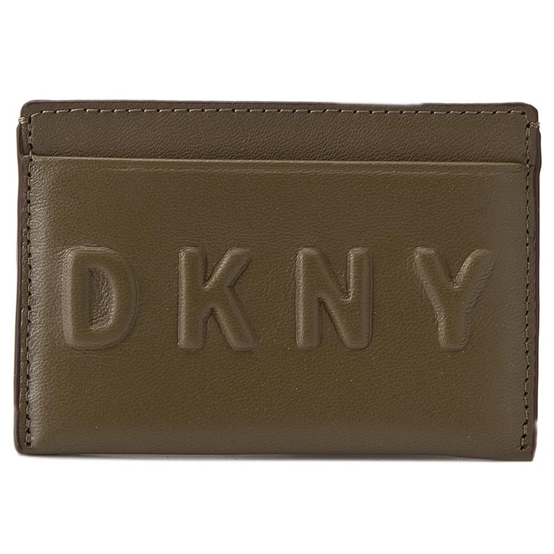 DKNY Калъф за кредитни карти Slgs Debossed Logo R172440101 Зелен - Pepit.bg