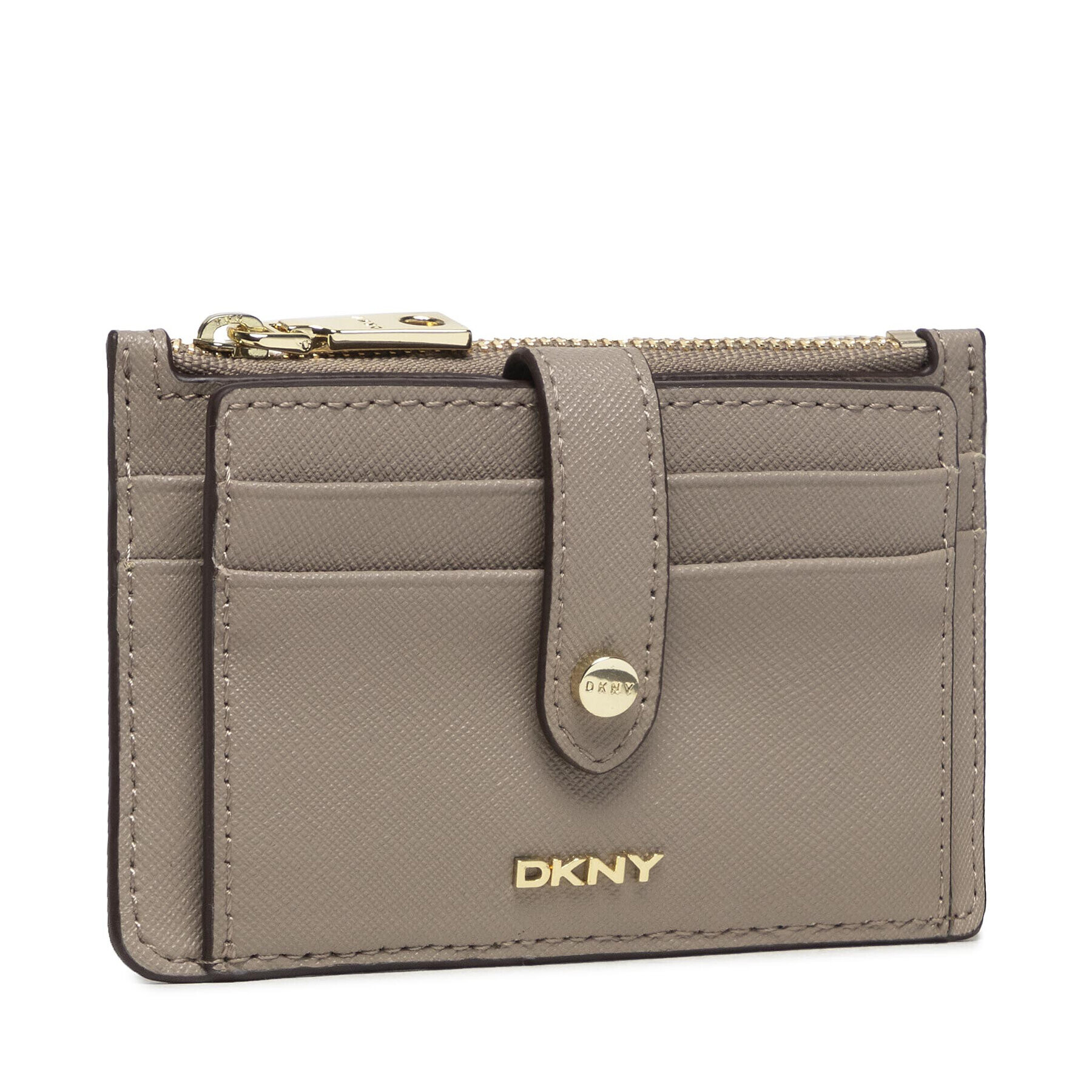 DKNY Калъф за кредитни карти Thomasina Credit Card Holder R13Z1P74 Бежов - Pepit.bg